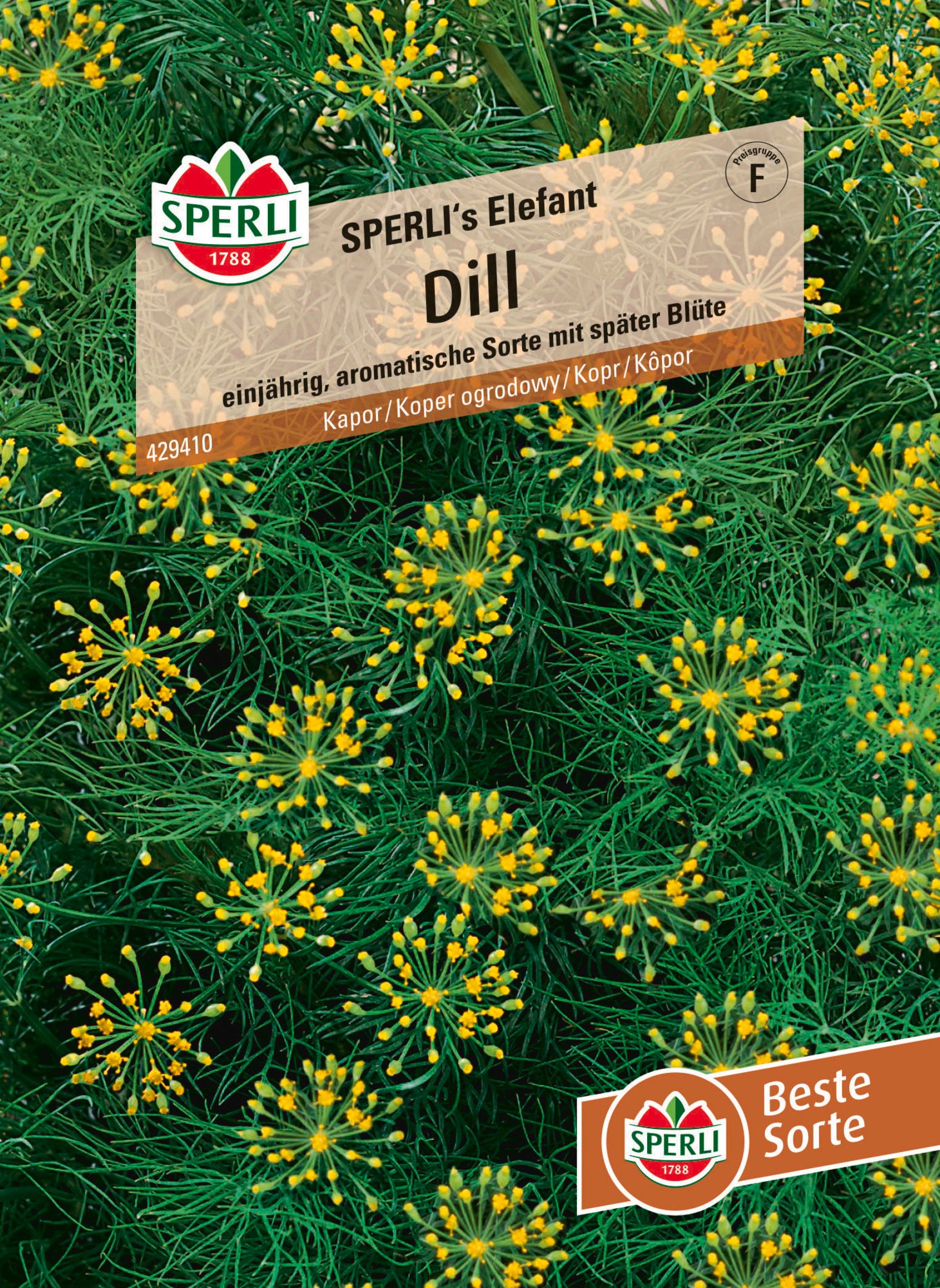 Sperli Saatgut Dills Elefant für ca. 150 Pflanzen