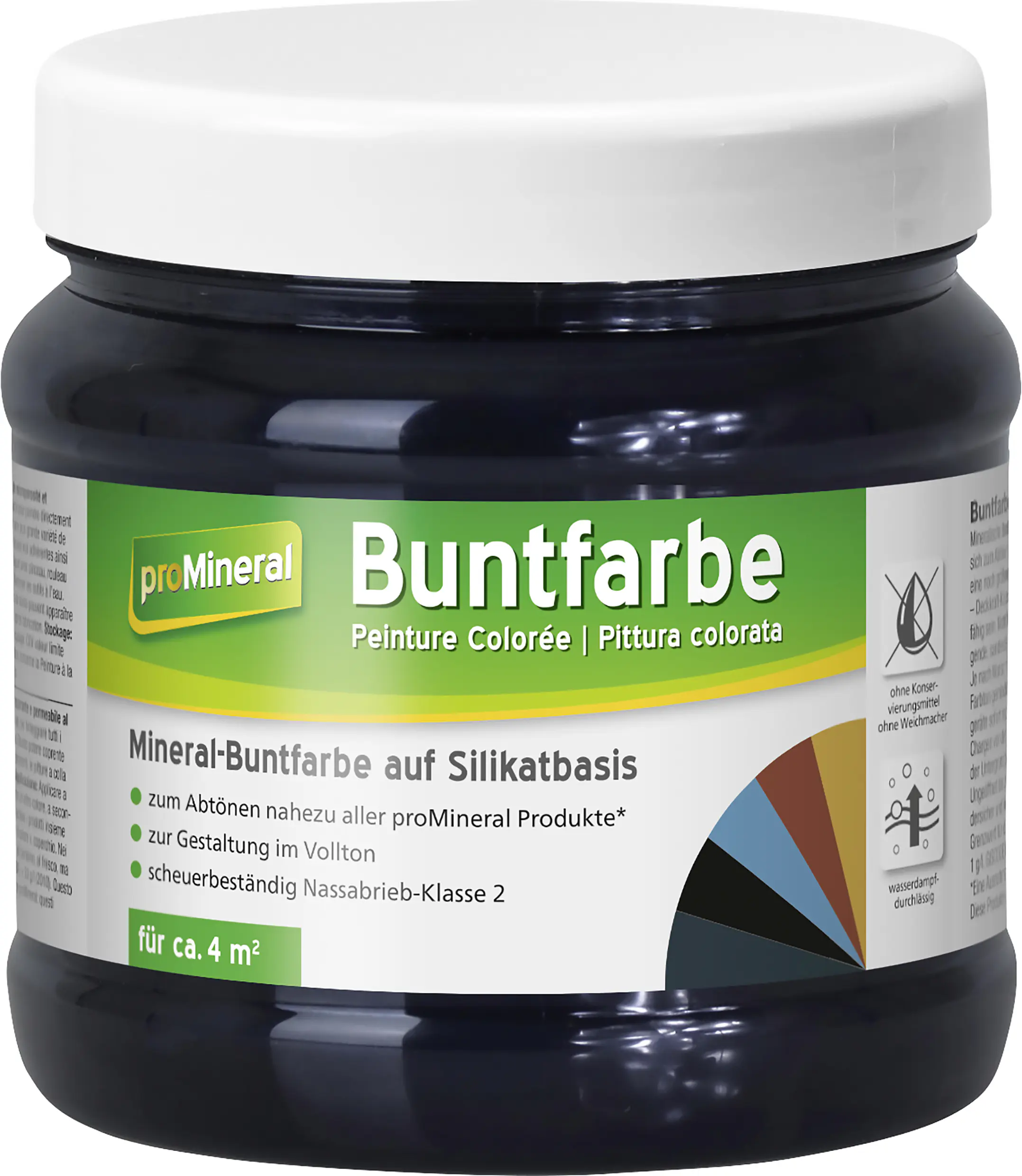 proMineral Buntfarbe Natürliche Nacht 750 ml