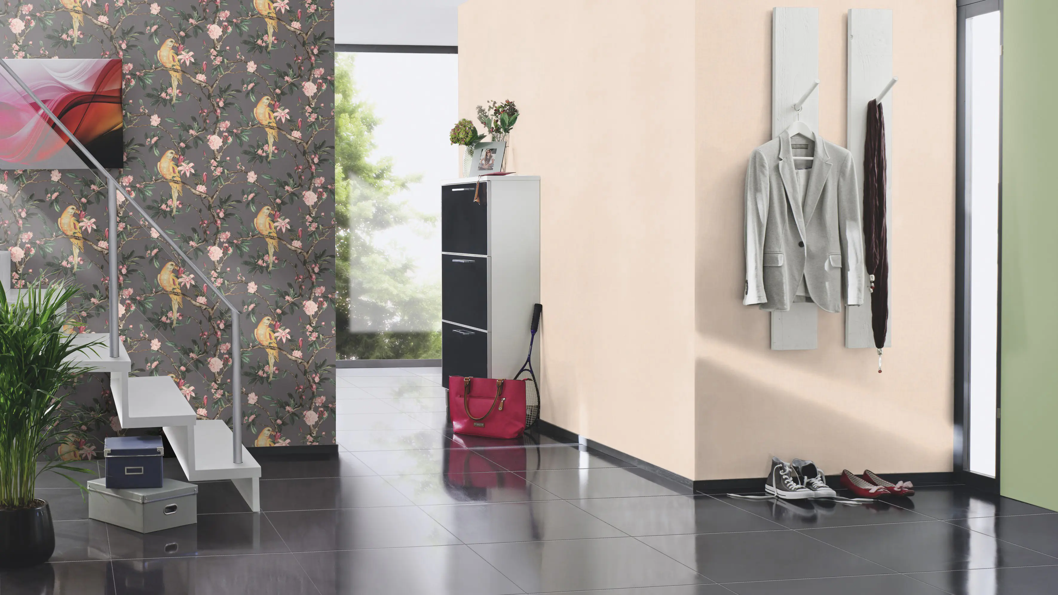 Rasch Vliestapete 424003 Poetry uni rosa 10,05 x 0,53 m Rasch Vliestapete 424003 Poetry uni rosa 10,05 x 0,53 m