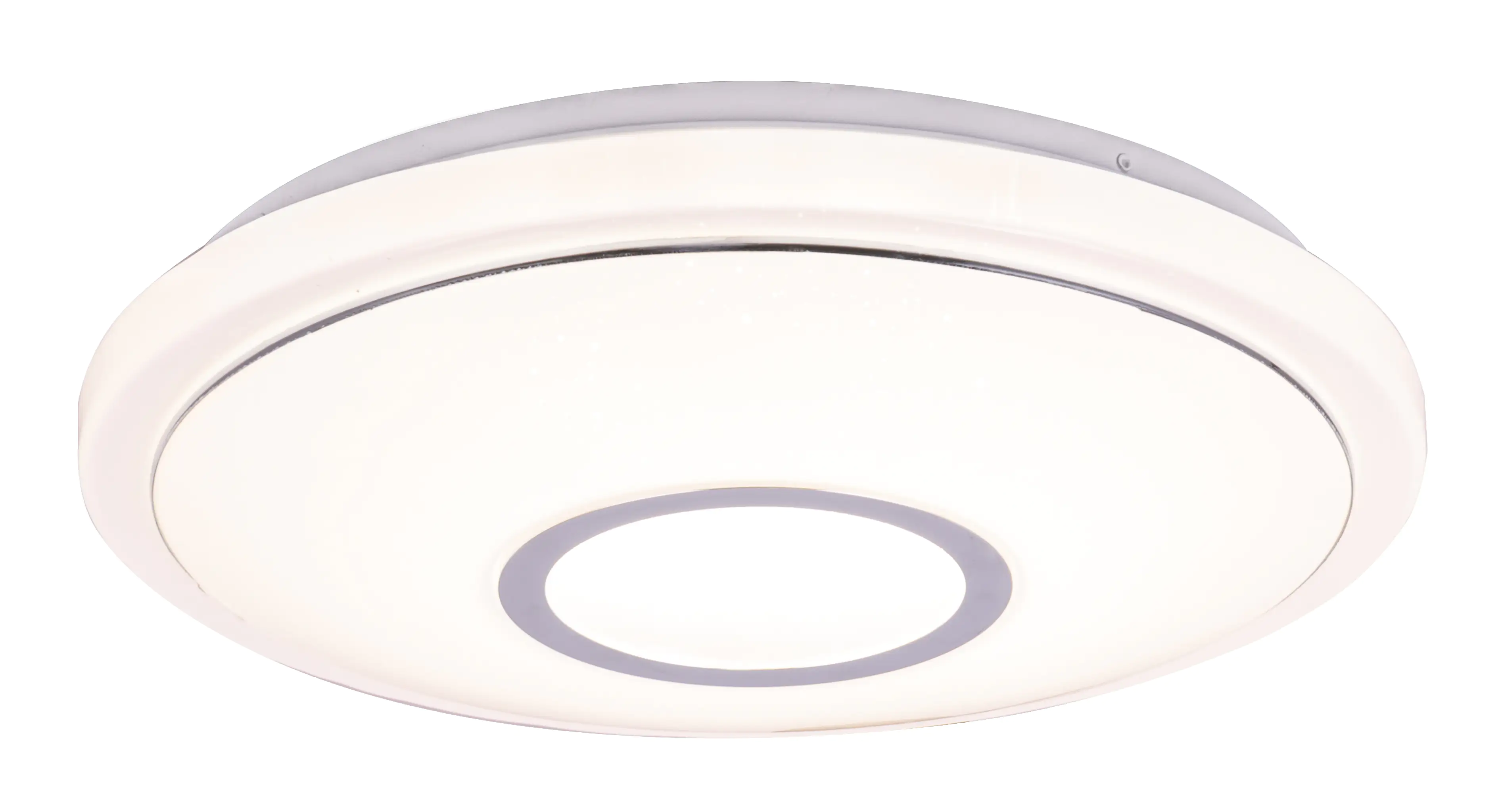 9007371386499_3 Globo LED Deckenleuchte Connor weiß Ø 40 cm mit Sternenhimmel