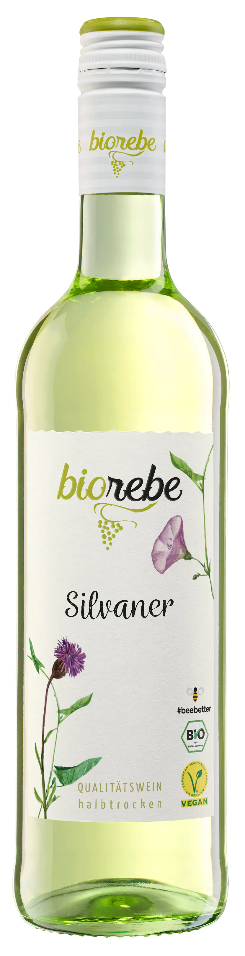 Biorebe Weißwein Silvaner halbtrocken Deutschland 1 x 0,75 L bio/vegan Biorebe Weißwein Silvaner halbtrocken Deutschland 1 x 0,75 L bio/vegan