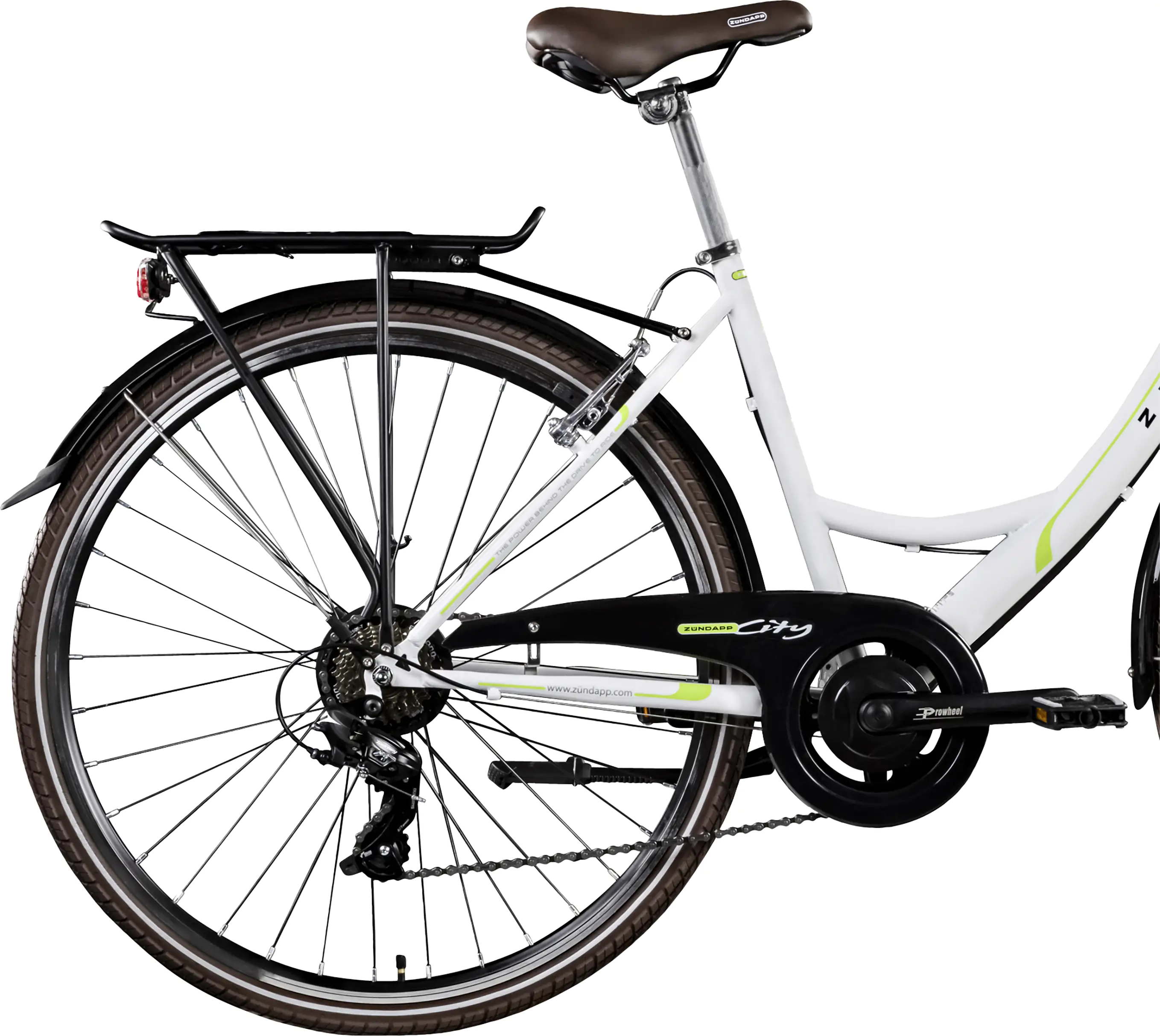Zündapp Cityrad Z700 Damen 28 Zoll RH 46cm 6-Gang weiß grün Zündapp Cityrad Z700 Damen 28 Zoll RH 46cm 6-Gang weiß grün