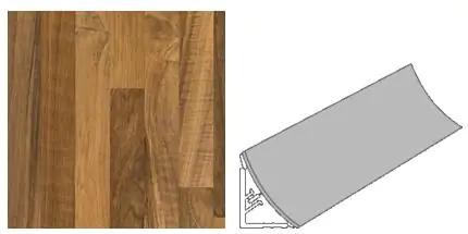 Getalit Wandanschlußsystem Plus 59 cm, 20 x 30 mm, Butcherblock-Optik Getalit Wandanschlußsystem Plus 59 cm, 20 x 30 mm, Butcherblock-Optik