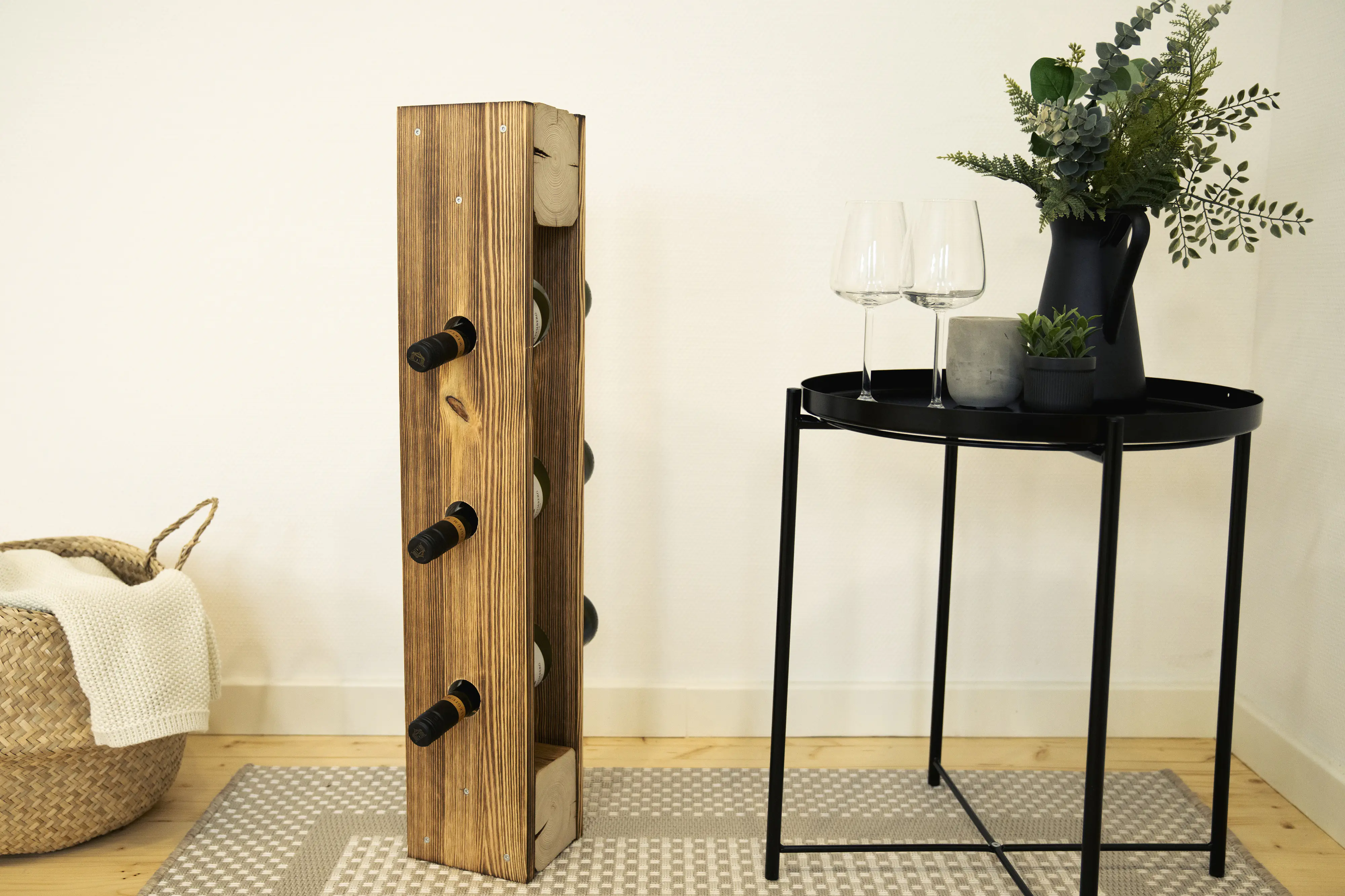 Rettenmeier Leimholzplatte Kiefer geflammt 200 x 20 x 1,8 cm