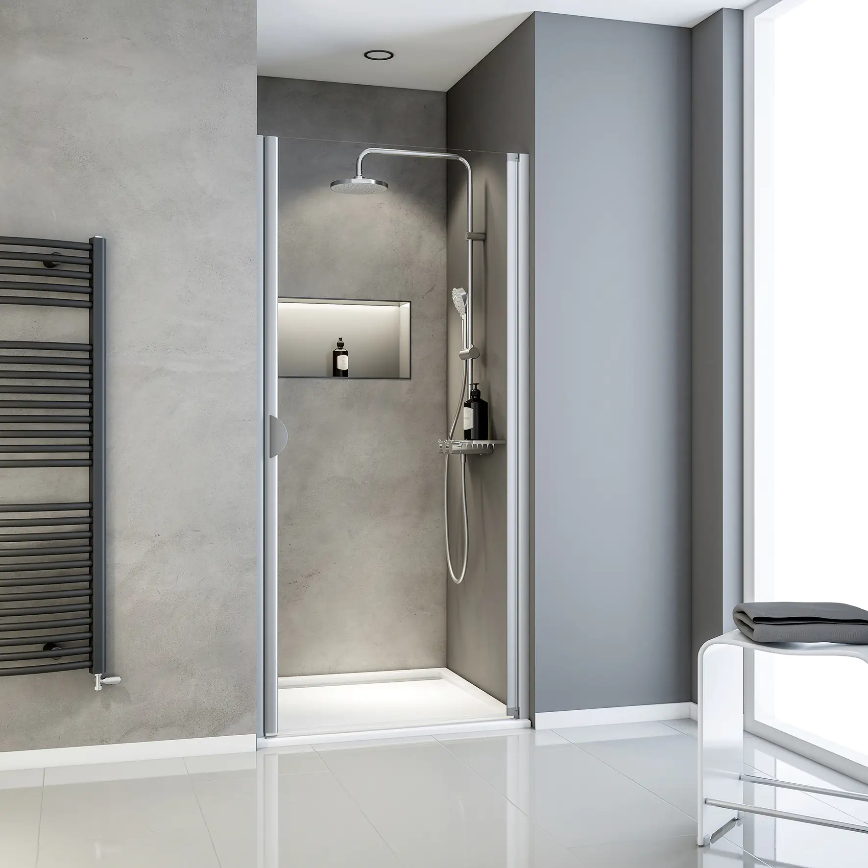 Schulte Nische Drehtür 90 x 180 cm Sunny