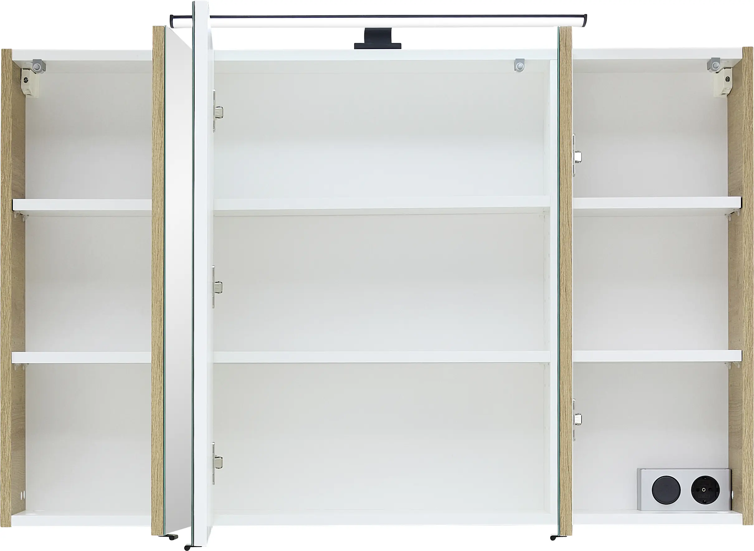 Pelipal Badmöbel-Set Aachen Riviera Eiche 112 cm