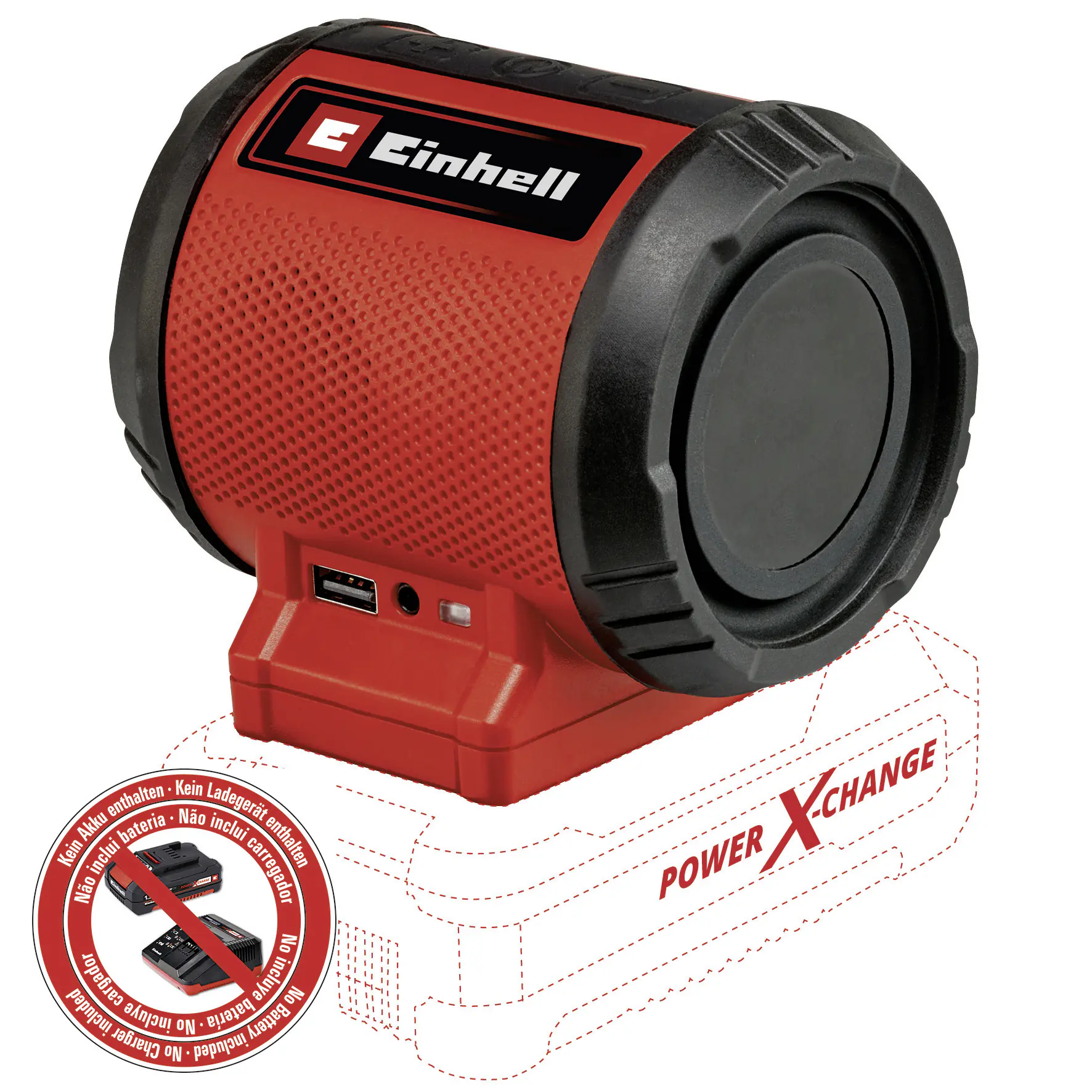 Einhell Akku-Lautsprecher TC-SR 18 Li BT Solo 18 V Einhell Akku-Lautsprecher TC-SR 18 Li BT Solo 18 V