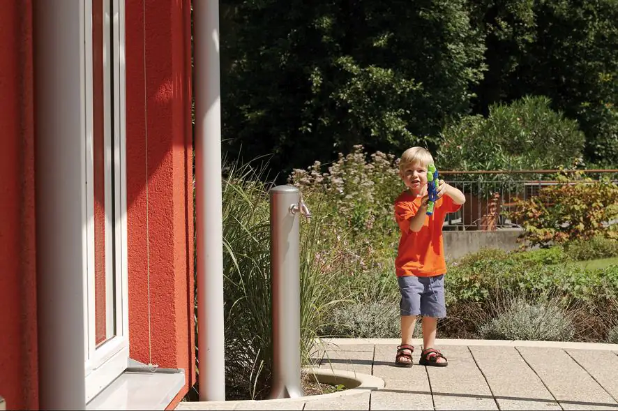 Garantia Wasserzapfsäule Rondo Ø 12,5 cm x 90 cm