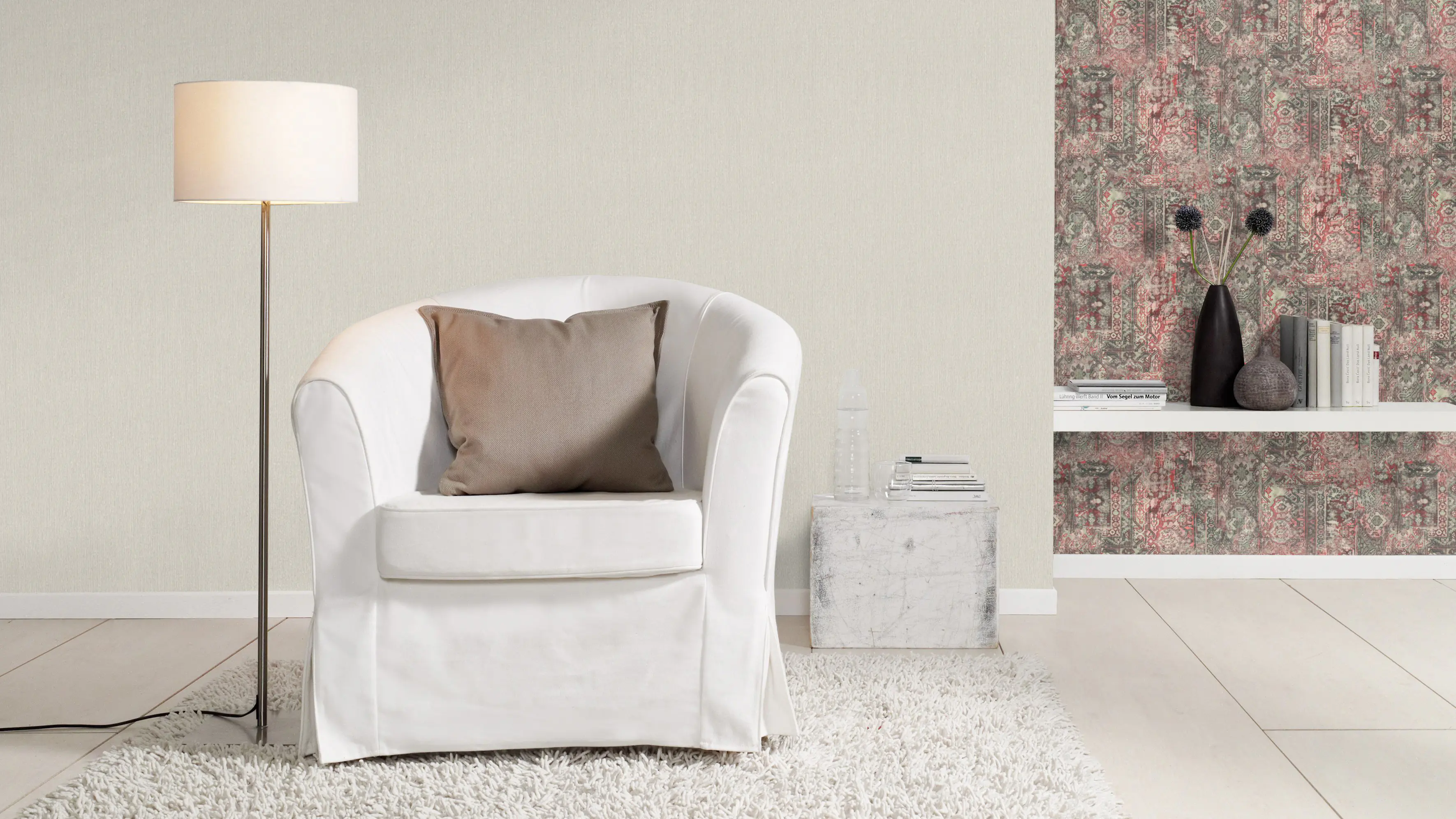 Rasch Vliestapete 537154 BARBARA home Collection II uni grau 10,05 x 0,53 m Rasch Vliestapete 537154 BARBARA home Collection II uni grau 10,05 x 0,53 m