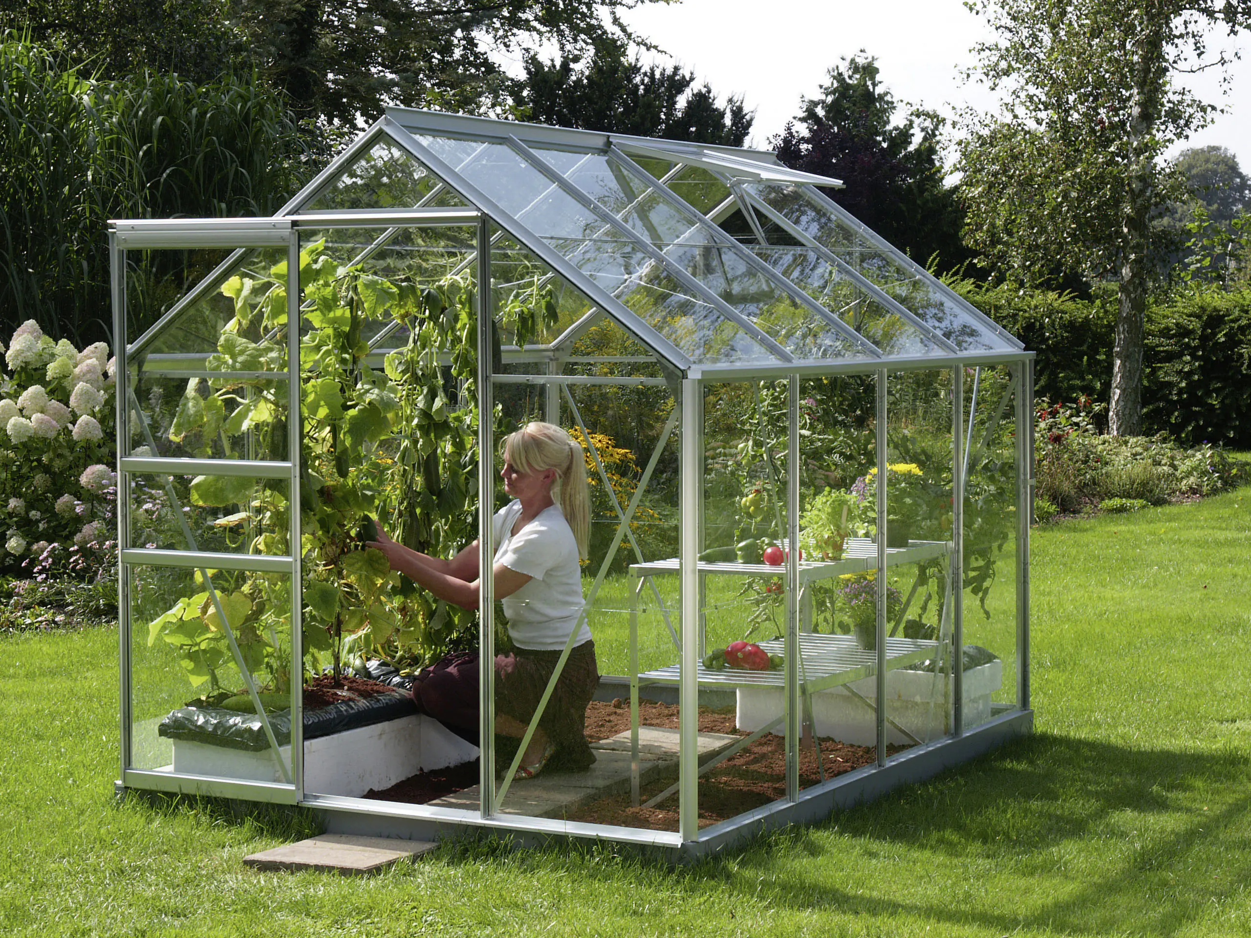 Vitavia Gewächshaus Venus 5000 192 x 254 cm 3 mm Sicherheitsglas