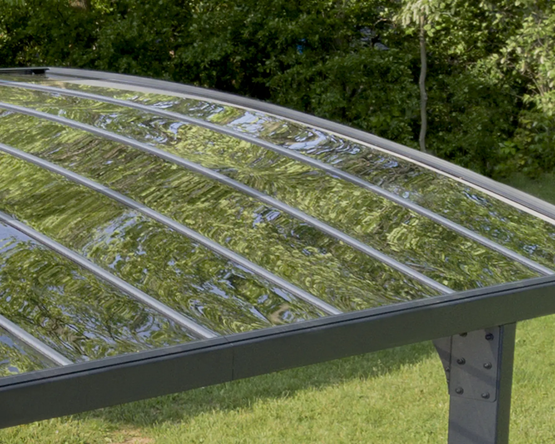 Canopia Carport Arizona Breeze 5000 Grau Alu 495 x 289 cm Canopia Carport Arizona Breeze 5000 Grau Alu 495 x 289 cm