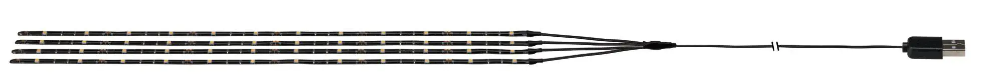 Paulmann Mobile LED-Streifen Parasol 4x0,45W schwarz