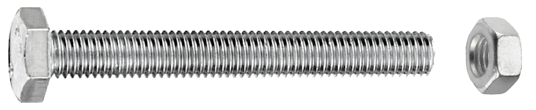 Sechskantschrauben M6 x 80 mm, 50 Stück