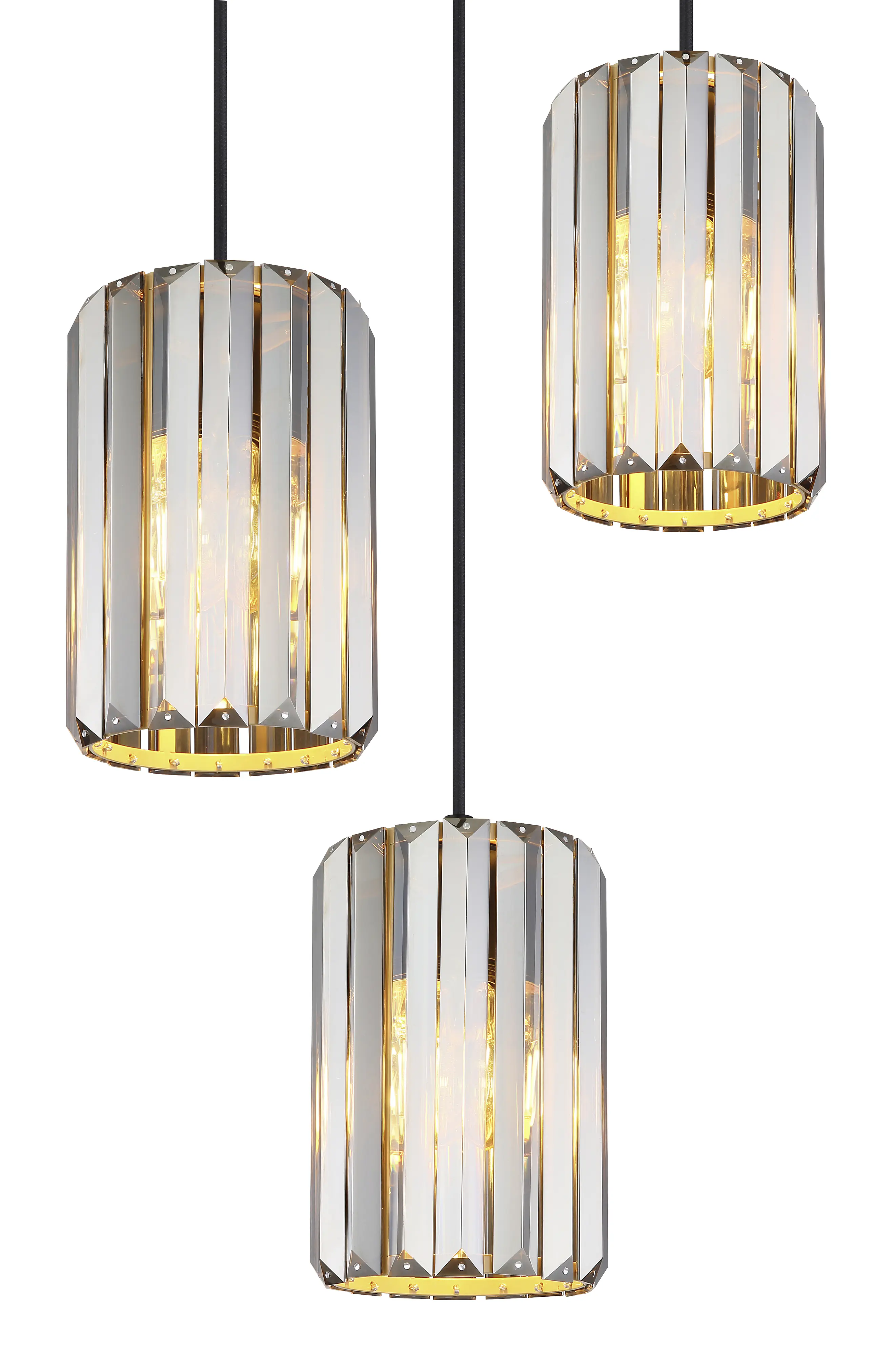 Globo Hängeleuchte Run 3 35 x 120 cm (Ø x H) holzoptik