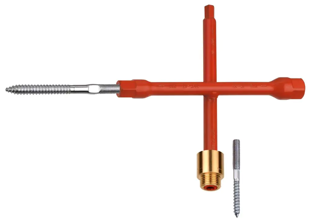 Cornat Kreuzschlüssel für Sanitär Hahnverlängerung und Stockschrauben