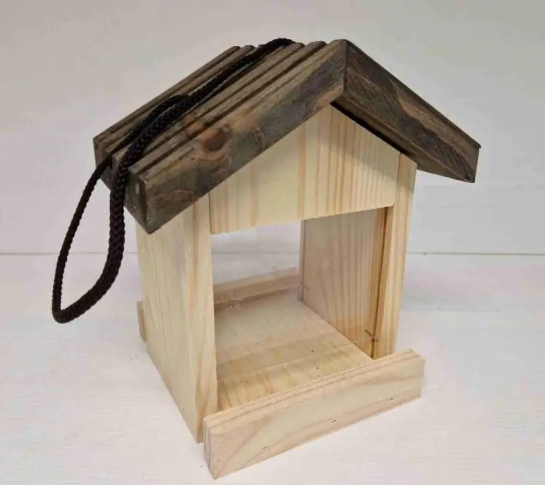 Vogelhaus Fabi mit Plexiglas natur kaufen Globus Baumarkt