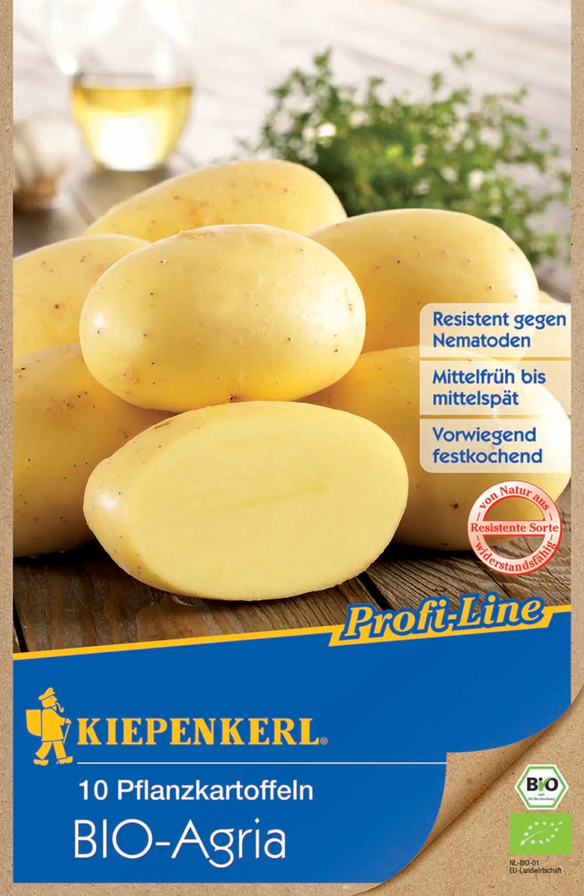 Kiepenkerl BIO Pflanzkartoffel Agria 10 Stück Kiepenkerl BIO Pflanzkartoffel Agria 10 Stück