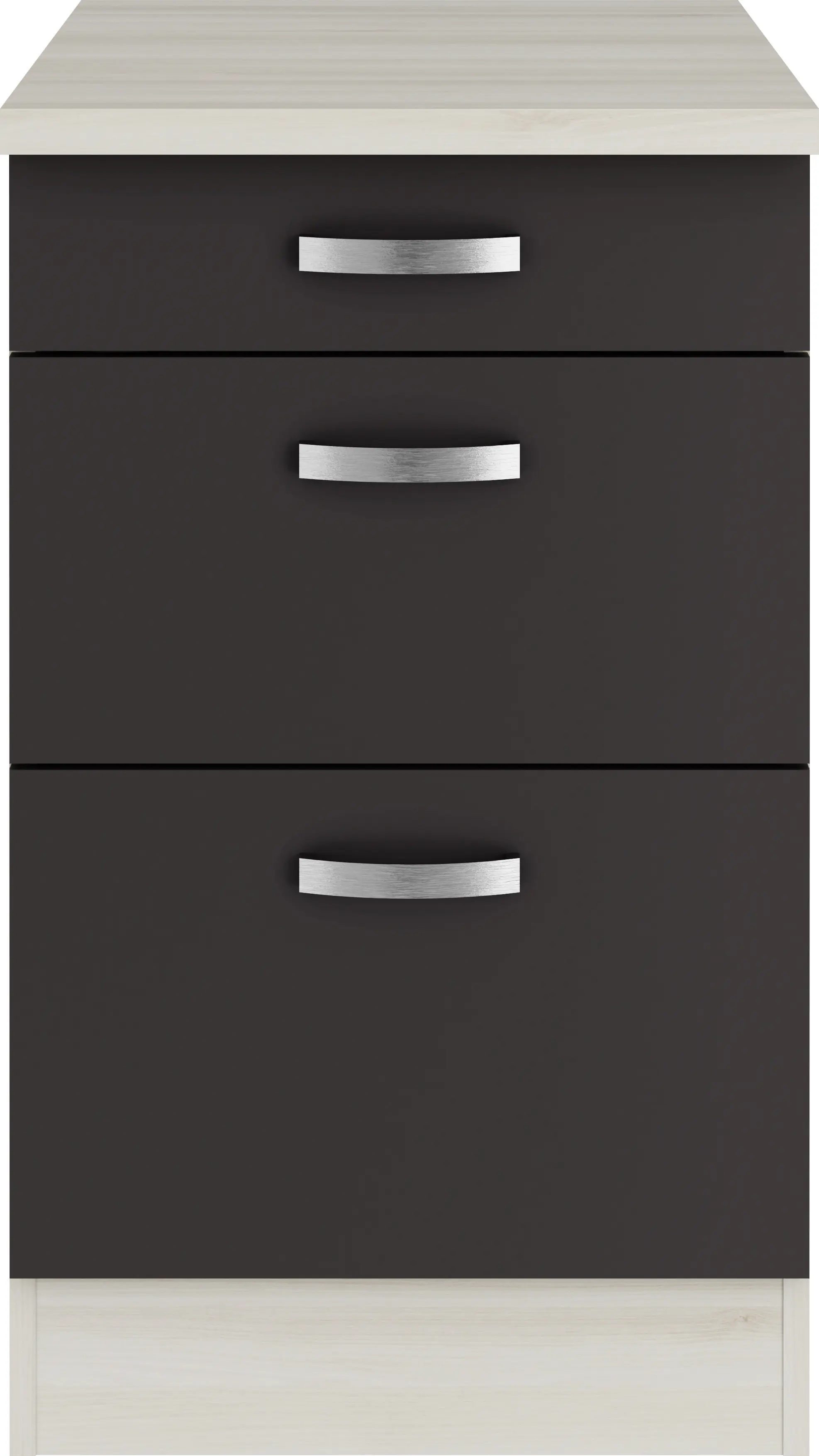 Optifit Unterschrank Faro 220 anthrazit/akazie 50 cm