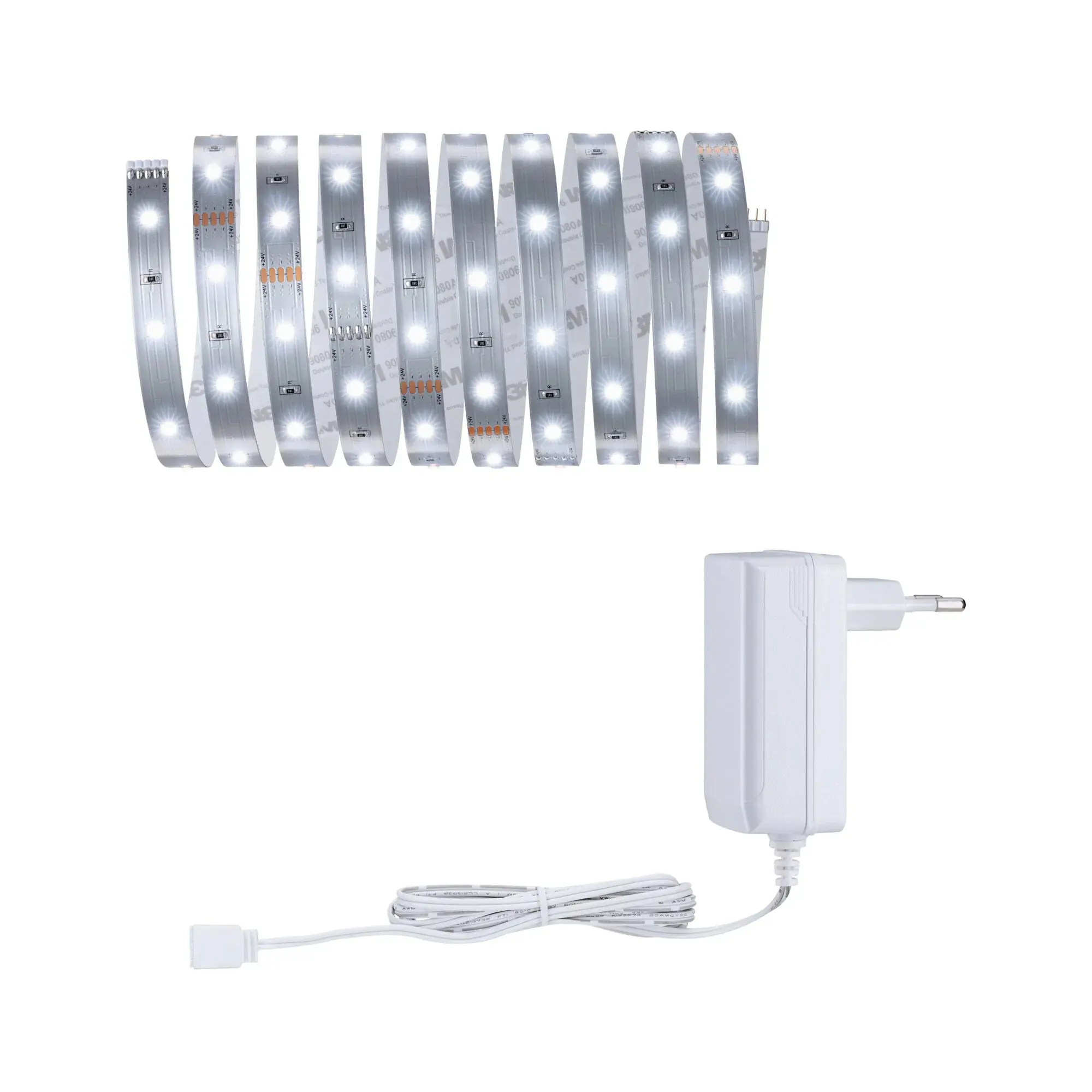 Paulmann LED-Streifen Set MaxLED 3 m 12 W kaltweiß silber dimmbar