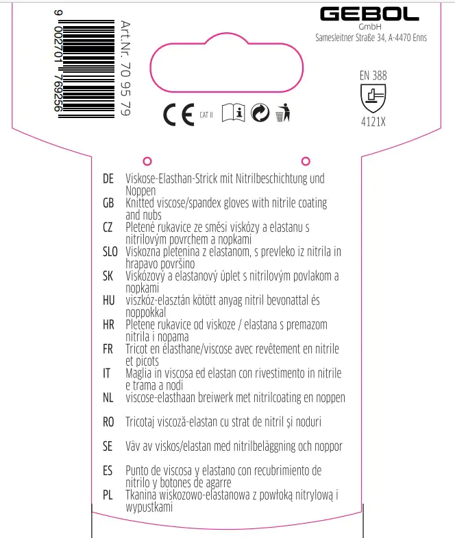 Gebol Handschuh Multi Flex Comfort   Gebol Handschuh Multi Flex Comfort