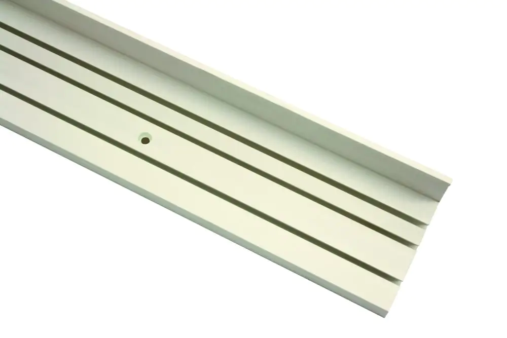 Gardinia Vorhangschiene P2Ü mit Blende, weiß, 300 cm