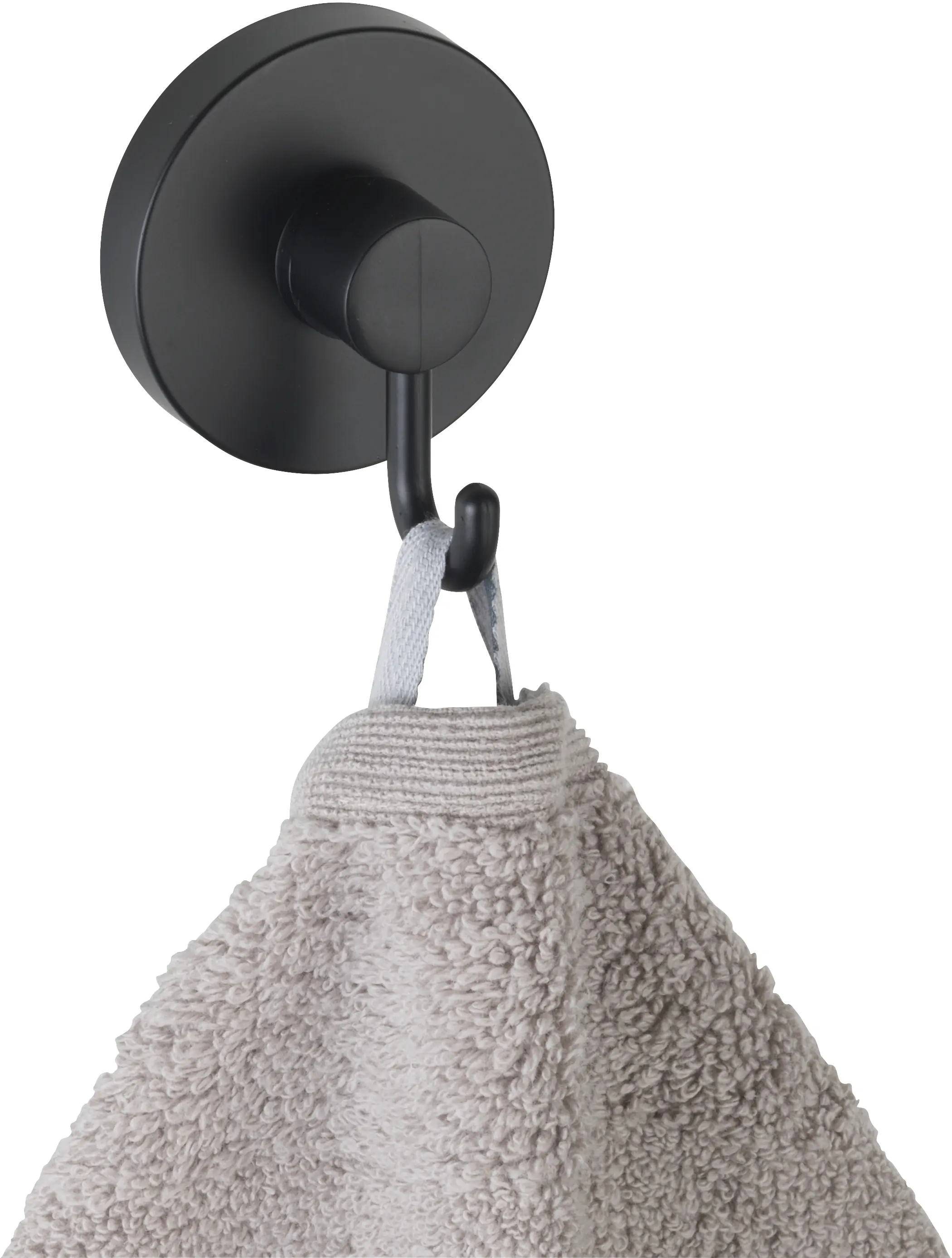 Wenko Hakenset Vacuum-Loc Kunststoff schwarz 2 Stk.