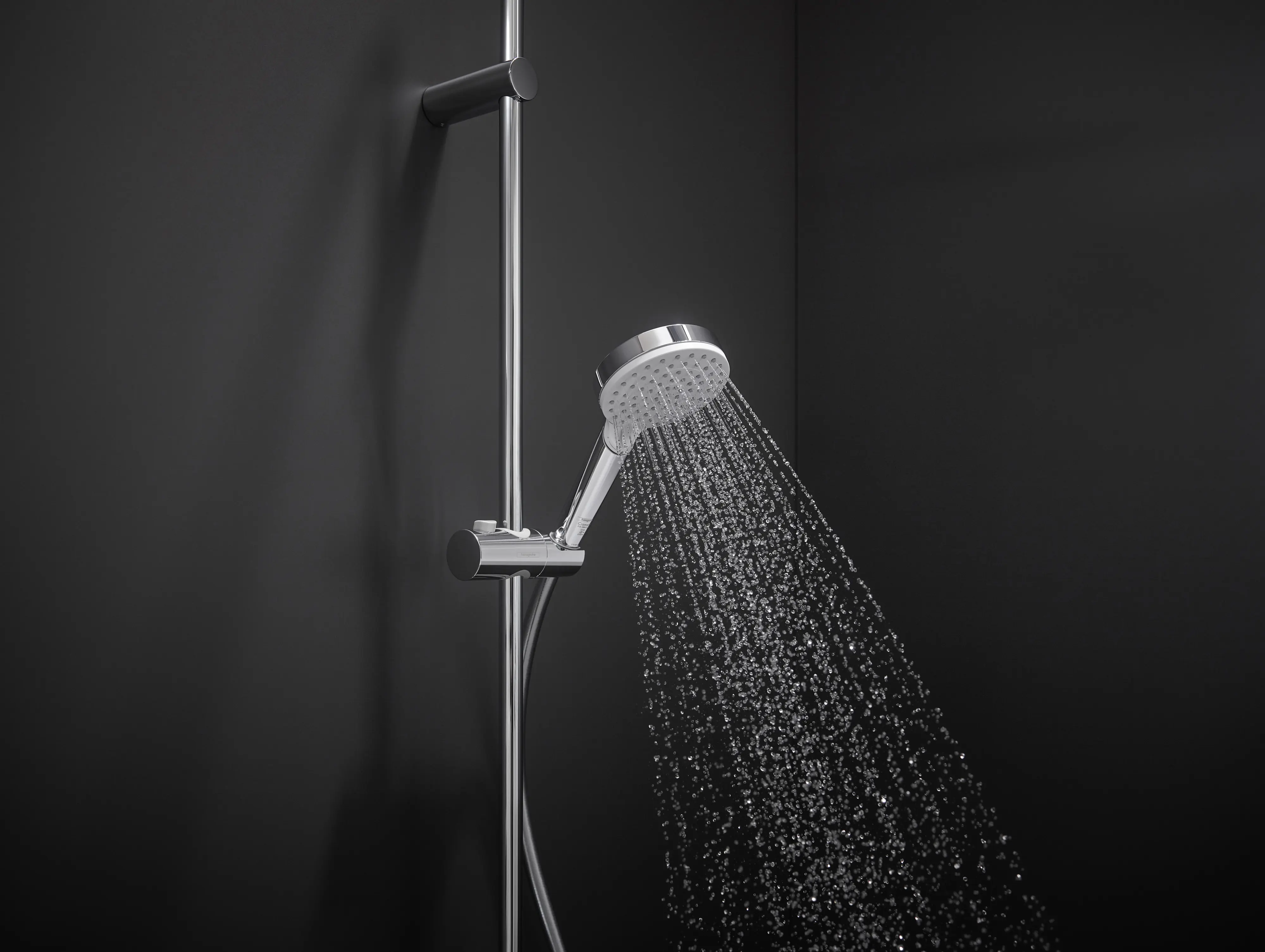 Hansgrohe Handbrause 2 Strahlarten Crometta Vario EcoSmart chrom-weiß