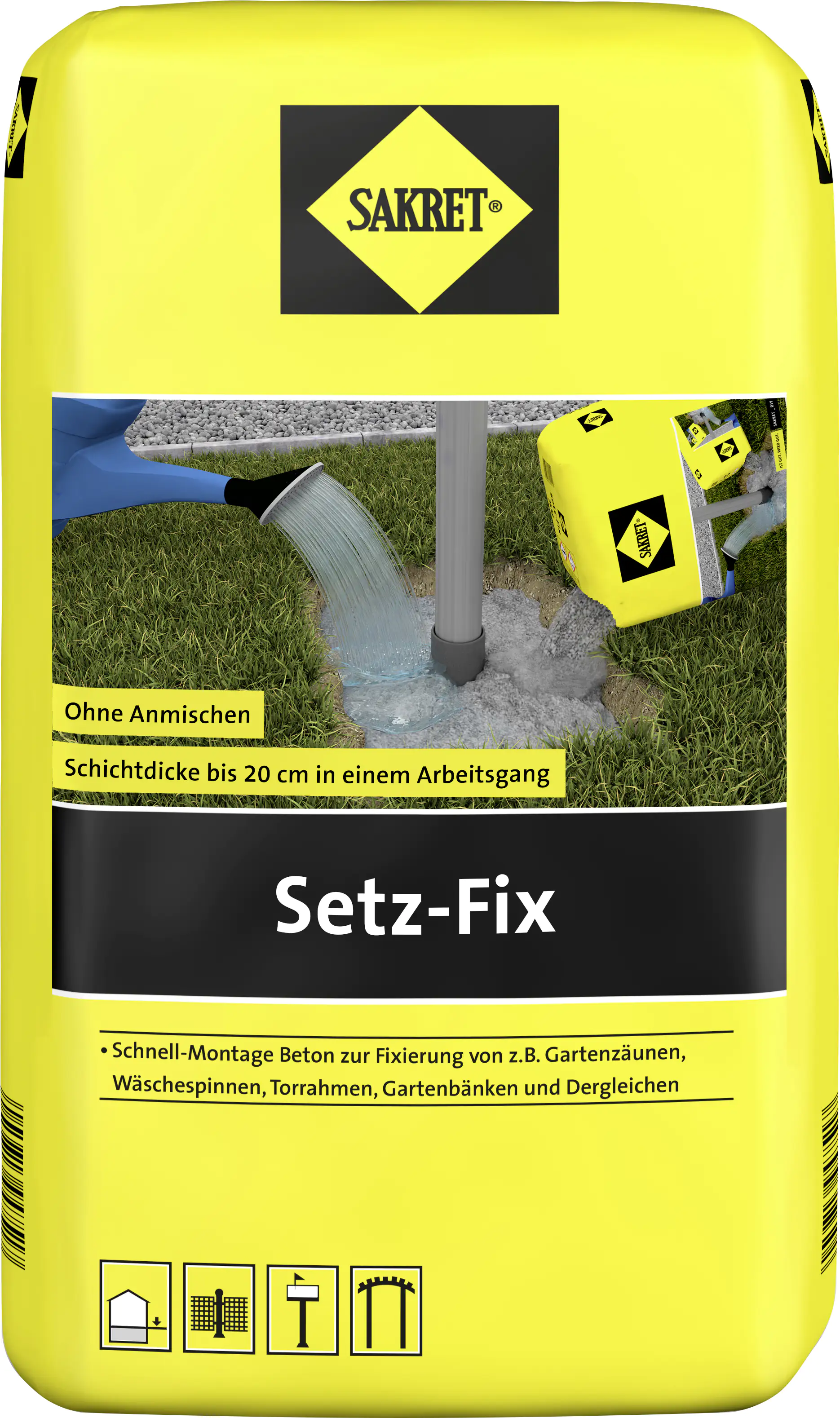 Sakret Setz-Fix 25 kg Sack Sakret Setz-Fix 25 kg Sack