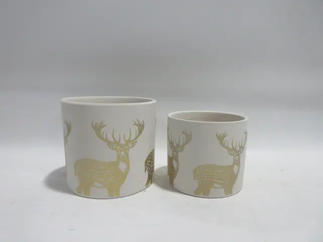 TrendLine Pflanztopf Terrakotta Ø 11,8 x 10,5 cm gold