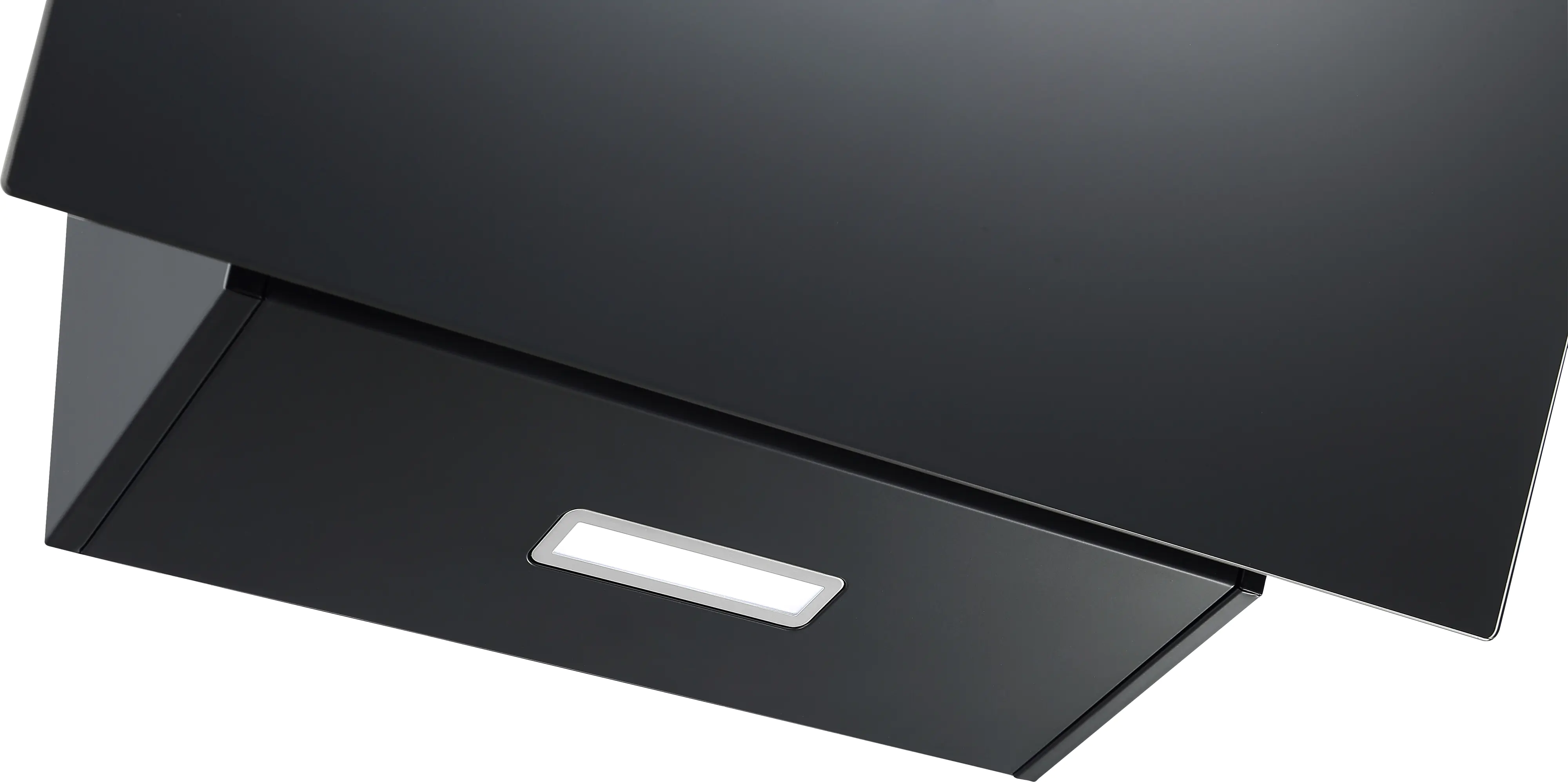 Respekta Design-Schräghaube 60 cm schwarz mit Hintergrundbeleuchtung