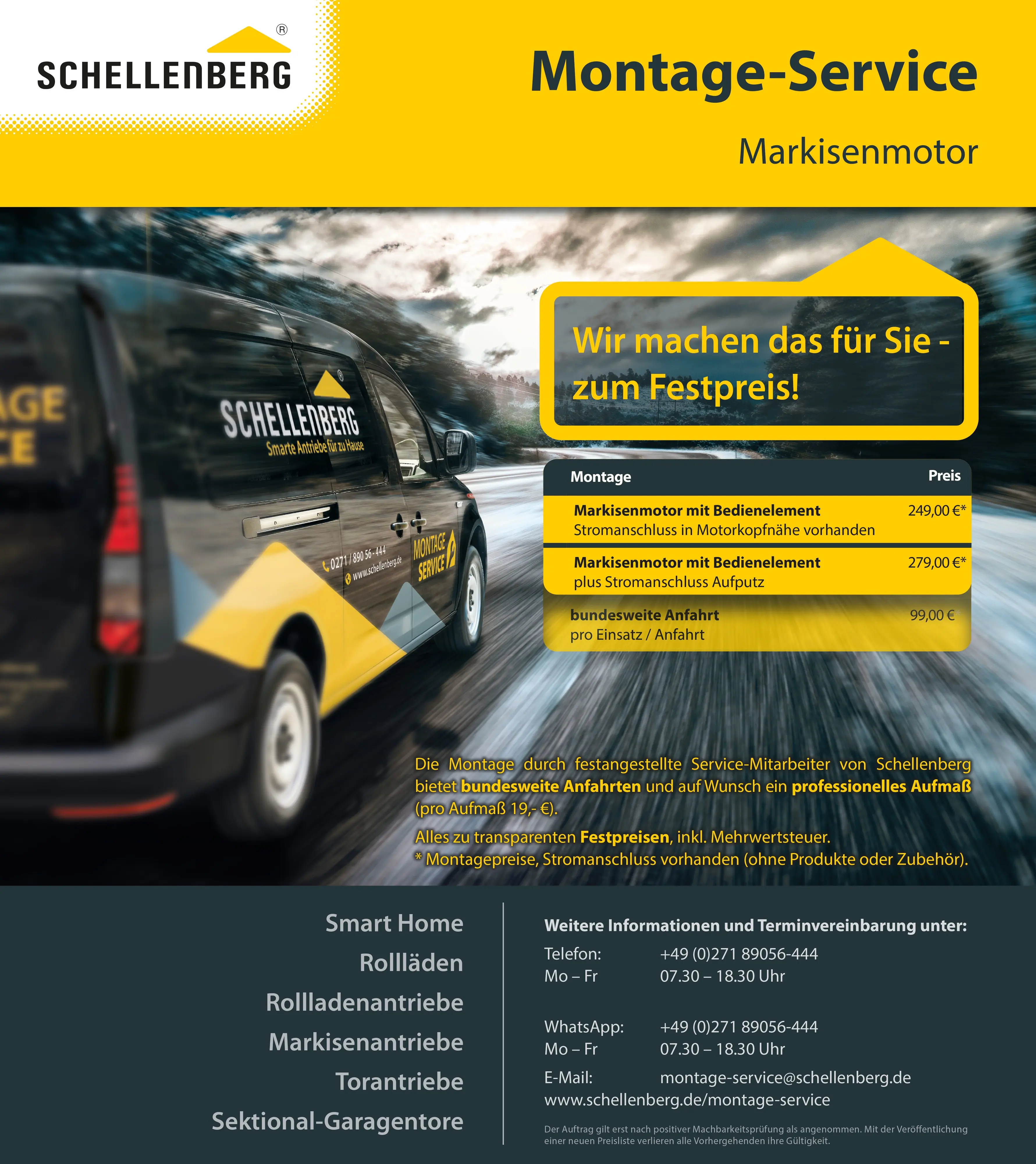 Schellenberg Markisenmotor für 78 mm Rundwelle mit Nut, bis 18 qm