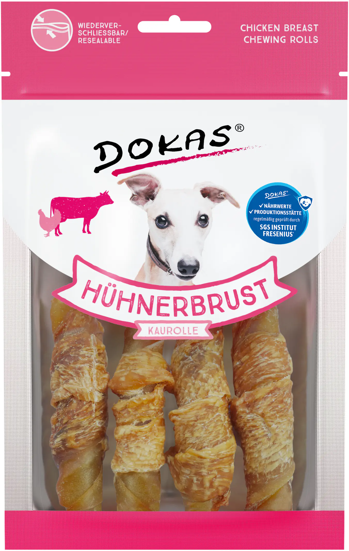 Dokas Hühnerbrust Kaurolle 90 g