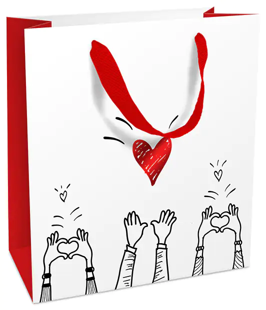 Geschenktasche Liebe 18 x 21 cm