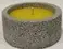 House of Rustic Outdoorkerze in Betonschale Citronella Ø 15x7,5 cm .