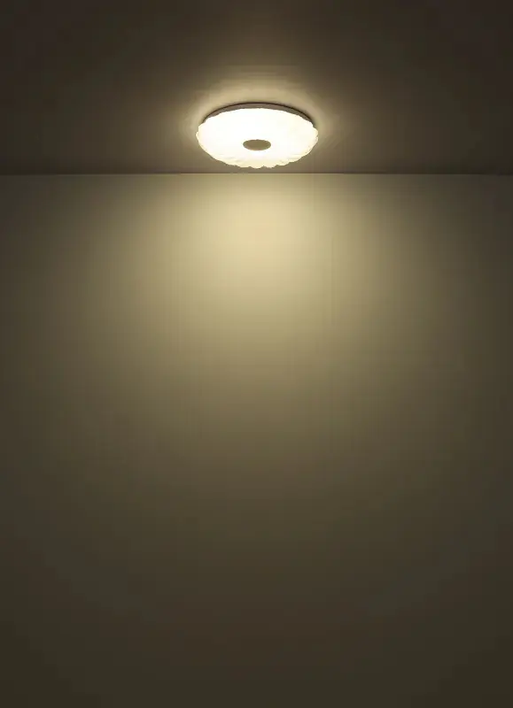 Globo Deckenleuchte Cavendis 38 x 7 cm Ø x H weiß CCT