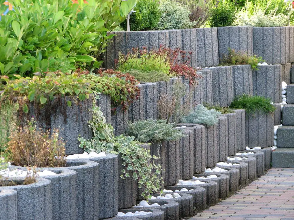 Kann Pflanzstein Groß 48 x 38 x 25 cm grau