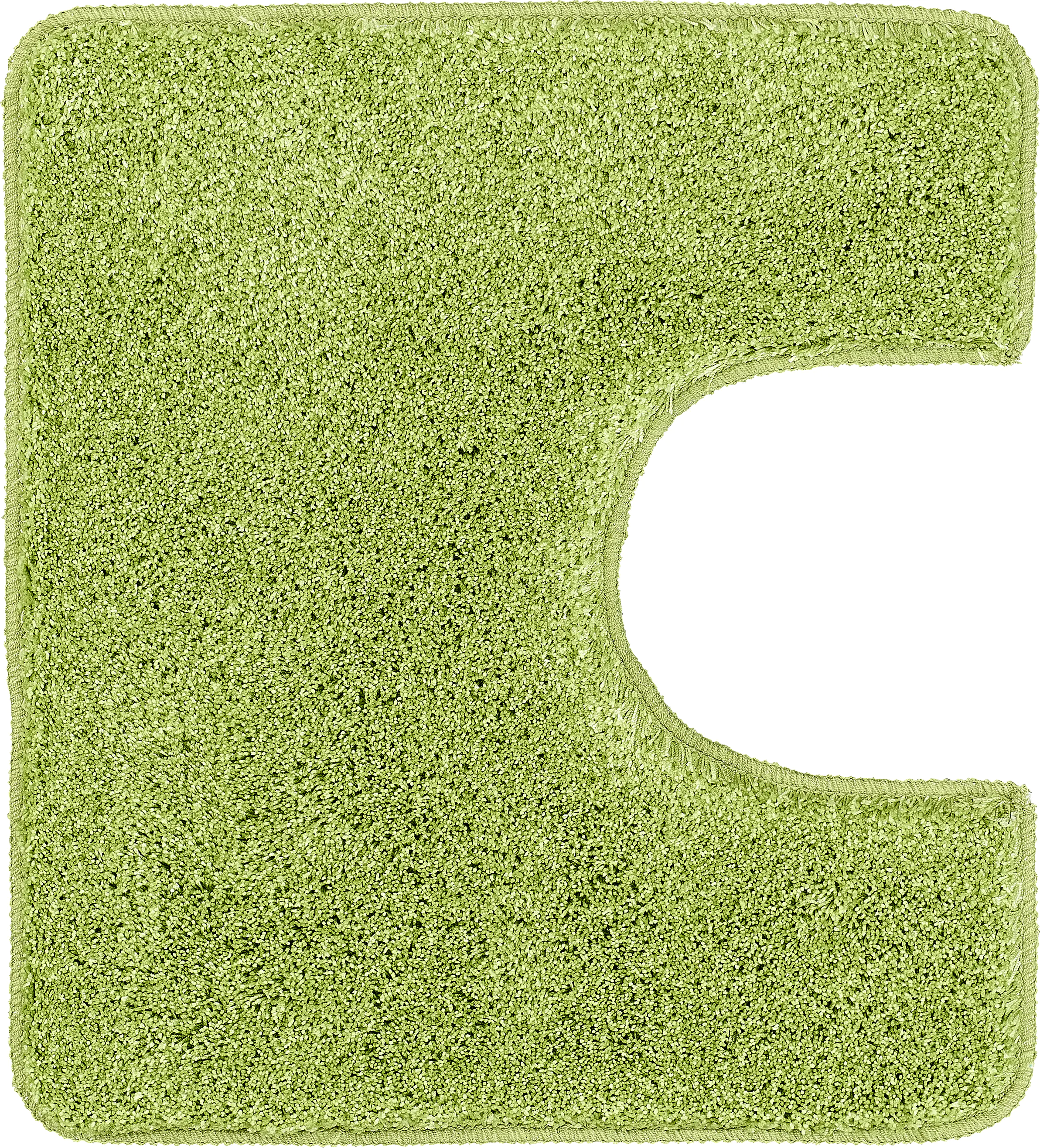 Kleine Wolke WC-Vorleger Seattle kiwigrün Polyester 55 x 50 cm Kleine Wolke WC-Vorleger Seattle kiwigrün Polyester 55 x 50 cm