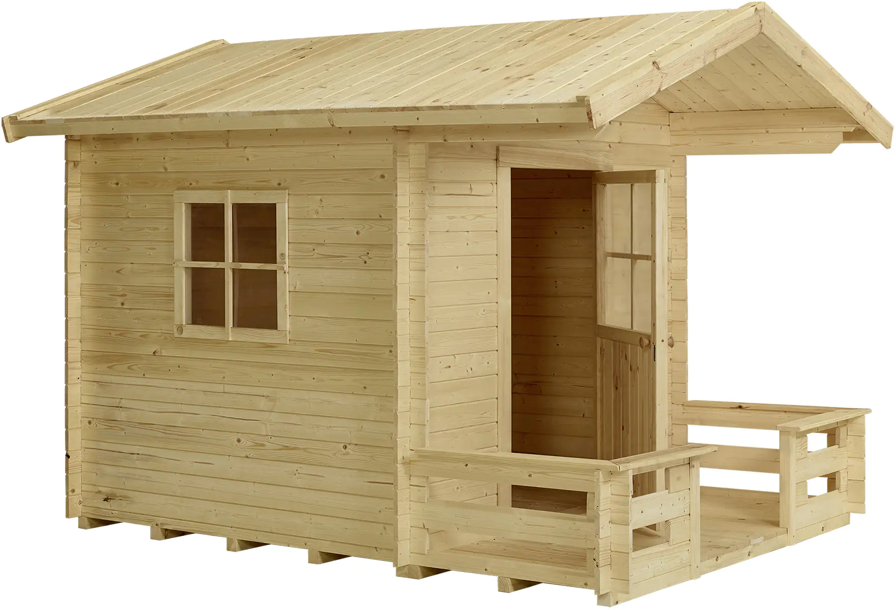 Plus Spielhaus mit Terrasse 182 x 161 cm + 72 cm Terrasse