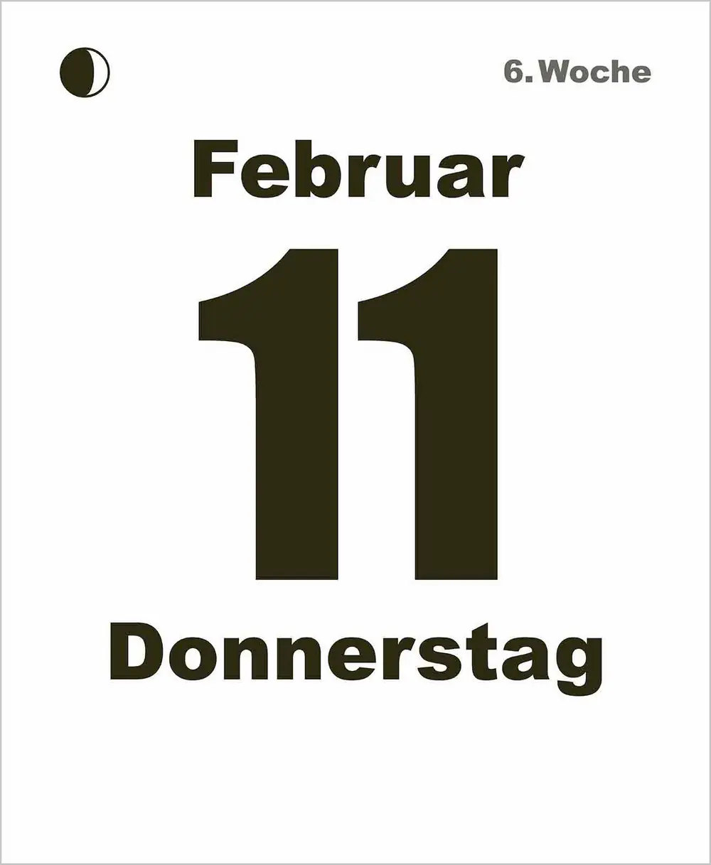 Korsch Kalender Tages-Abreißkalender 2027 