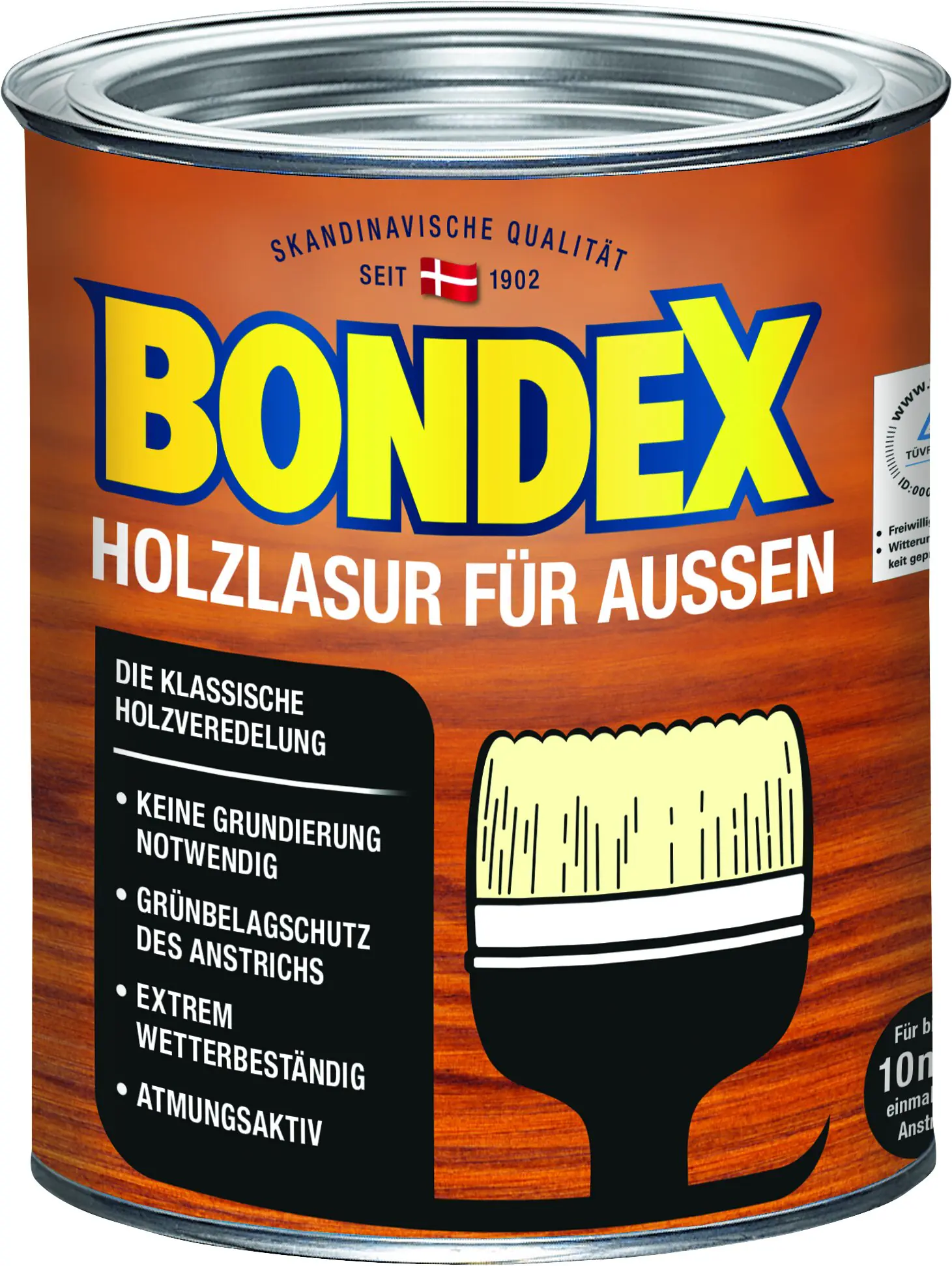 Bondex Holzlasur für Außen 750 ml ebenholz