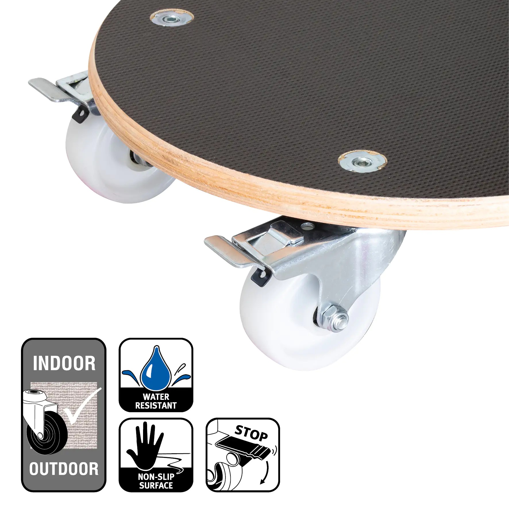 WAGNER Pflanzenroller Maxigrip rund Ø 38 cm Tragkraft bis max. 250 kg WAGNER Pflanzenroller Maxigrip rund Ø 38 cm Tragkraft bis max. 250 kg