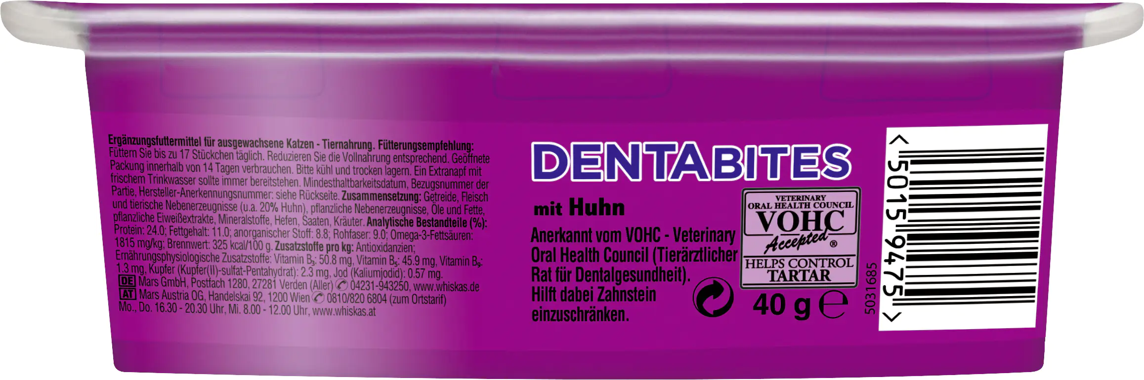 Whiskas Dentabites Huhn 40 g Whiskas Dentabites Huhn 40 g