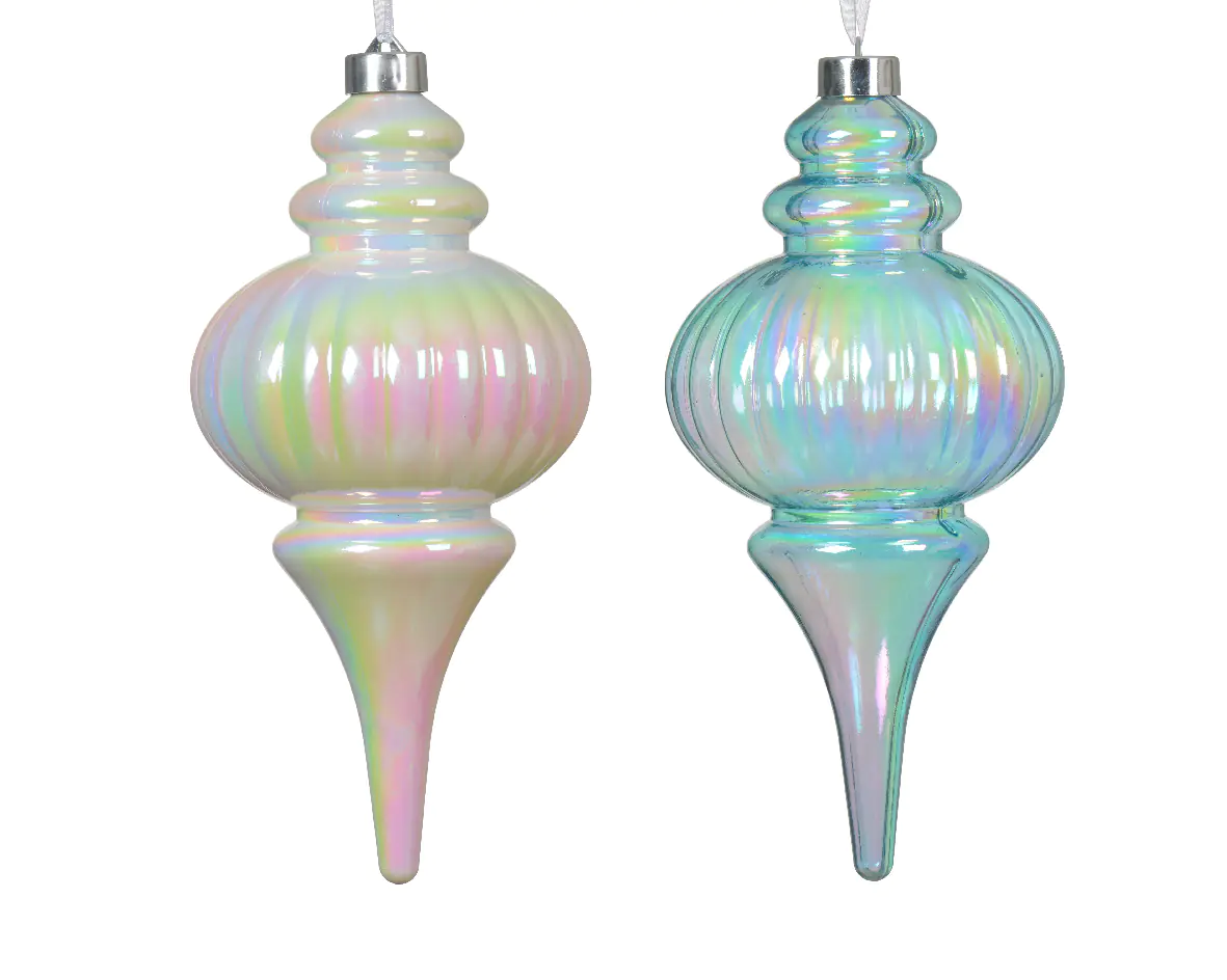 Kaemingk Weihnachtsbaumkugel weiß