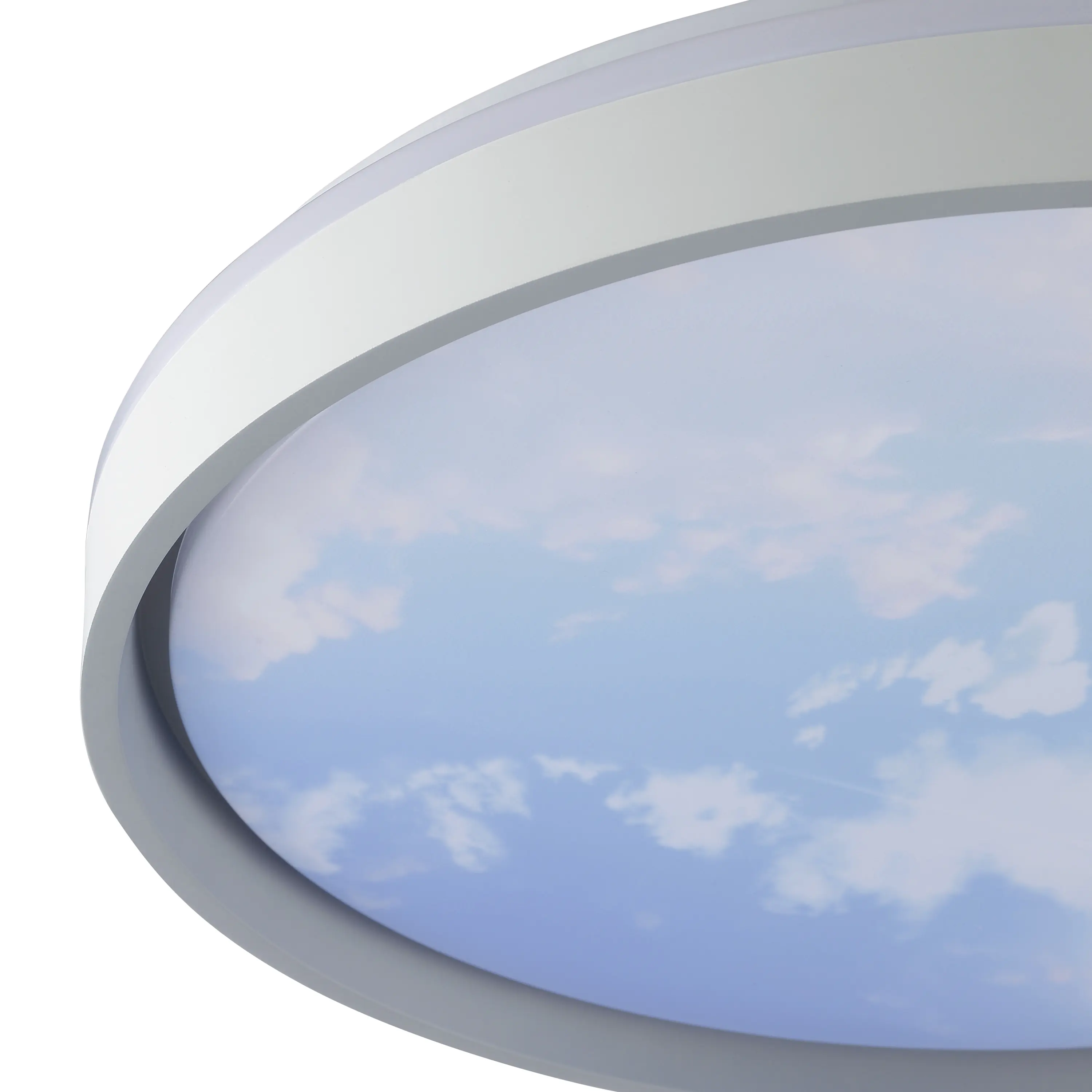 Brilliant LED-Deckenlampe Sky-Dream Ø49 cm metall grau CCT