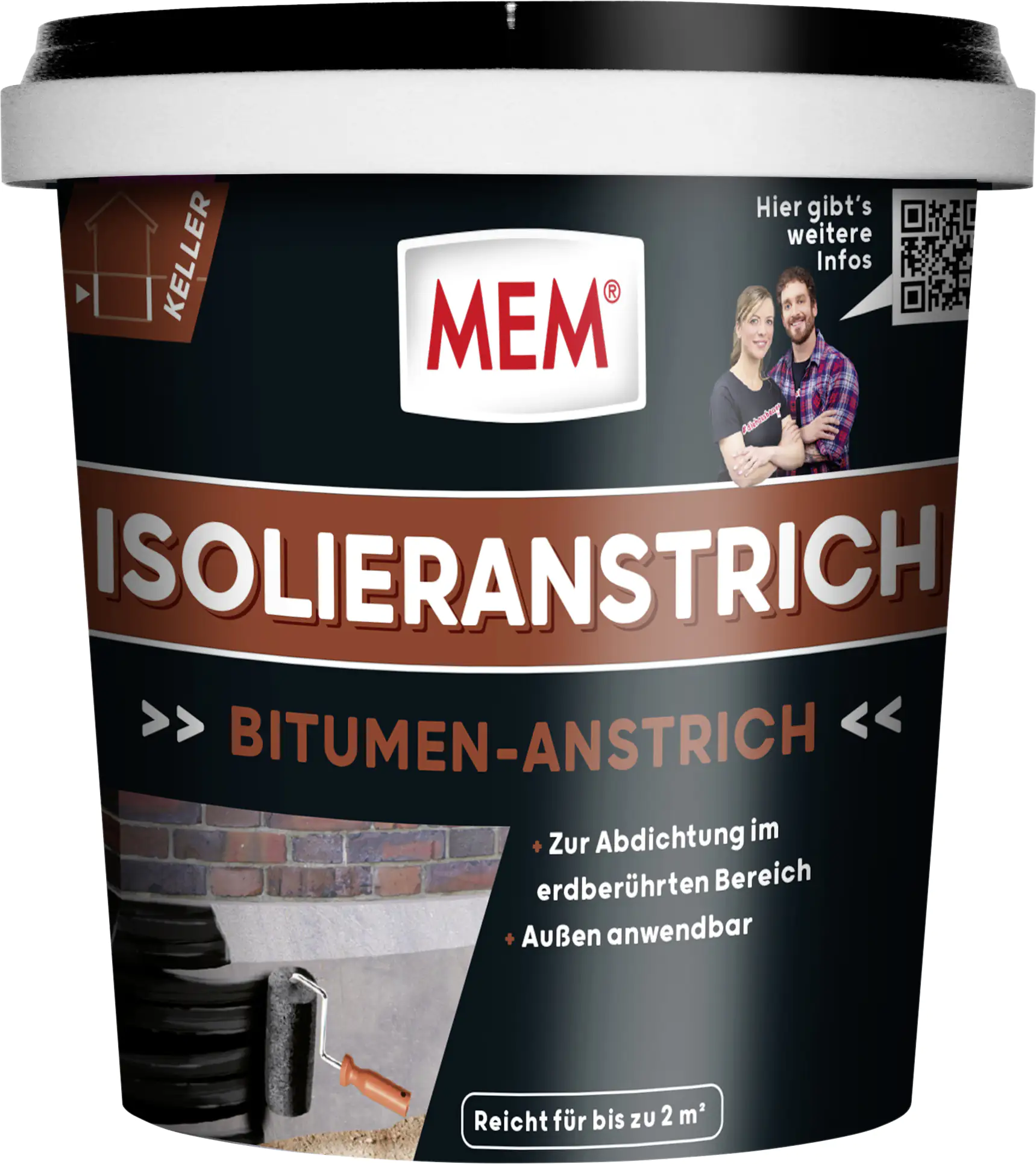 MEM Bitumen Isolieranstrich 1 l