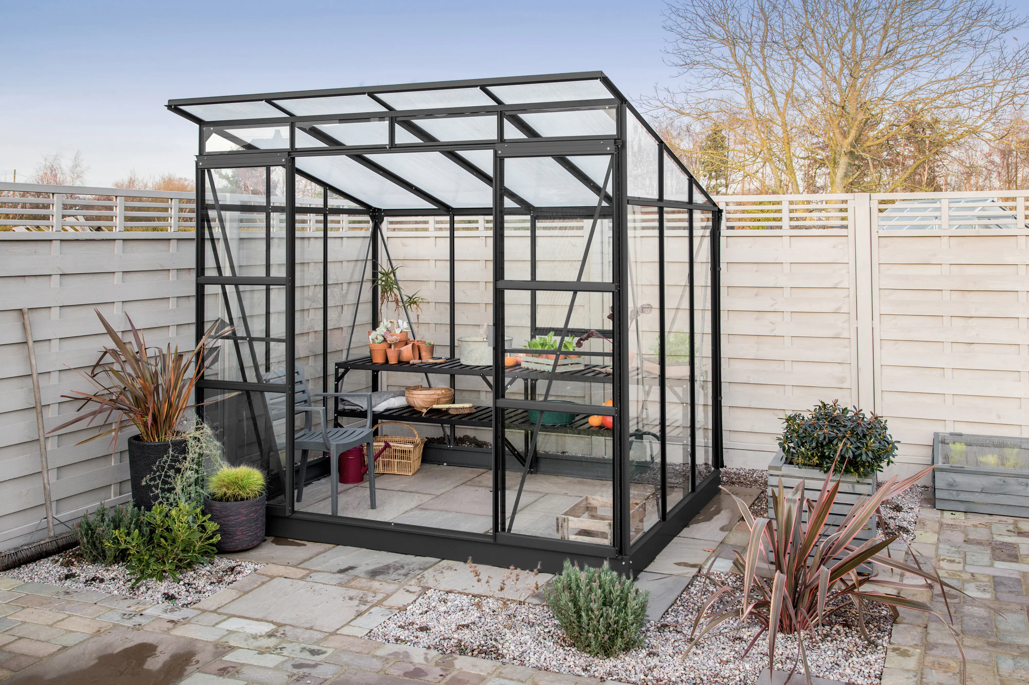 Vitavia Gewächshaus Freya 5900 254 x 192 cm 3 mm Sicherheitsglas