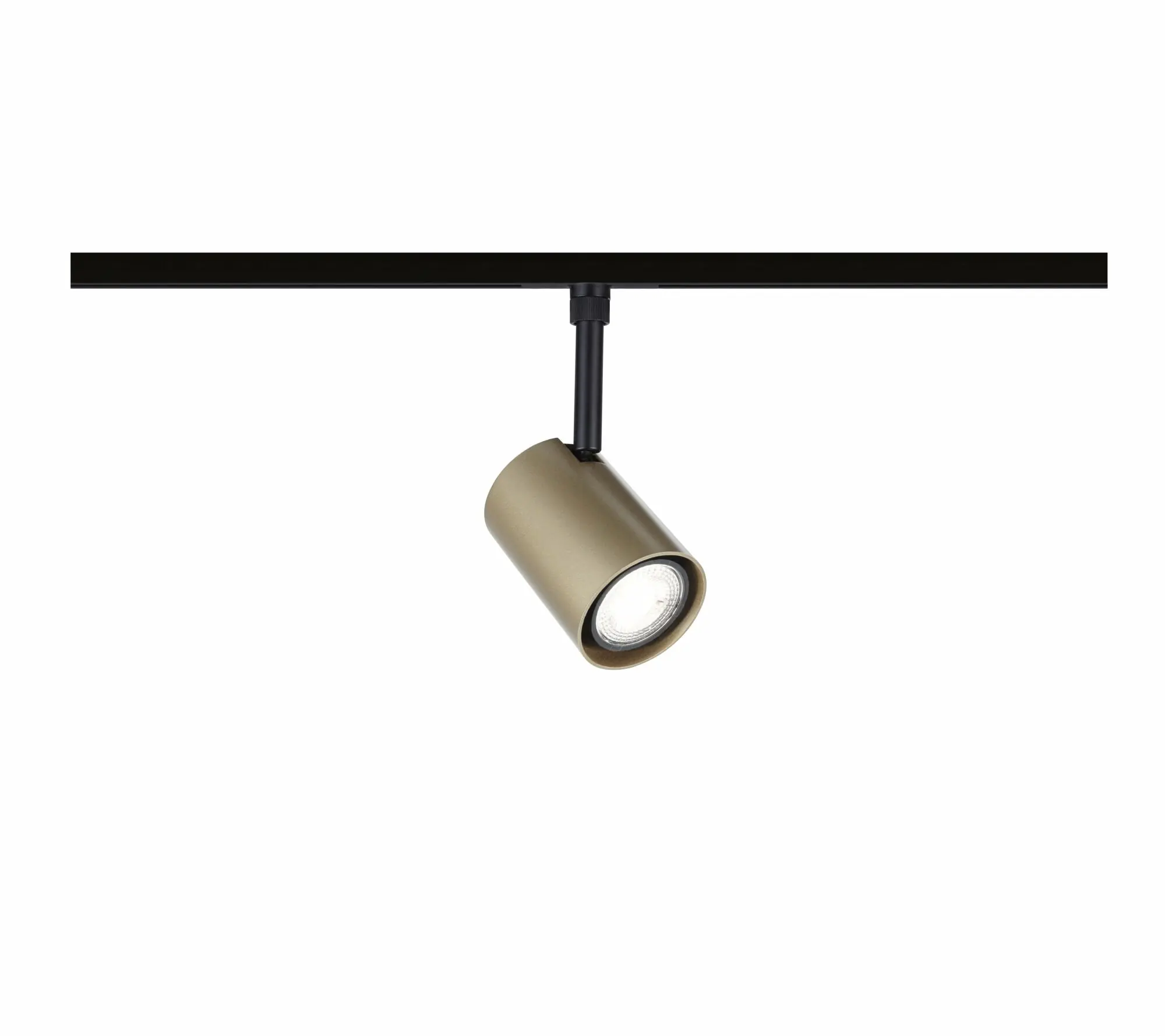 Paulmann URail Deckenleuchte 1er Spot Luxe Ø 6,5 x 14,5 cm schwarz-gold matt