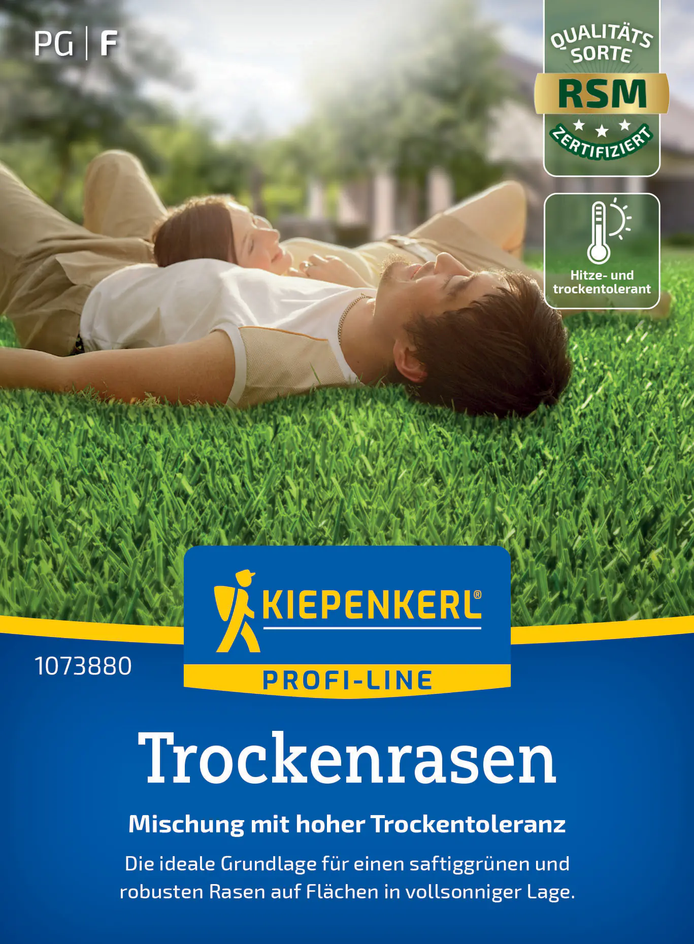 Kiepenkerl Saatgut Profi-Line Premium Trockenrasen 25 g für ca. 0,5 - 1 m²