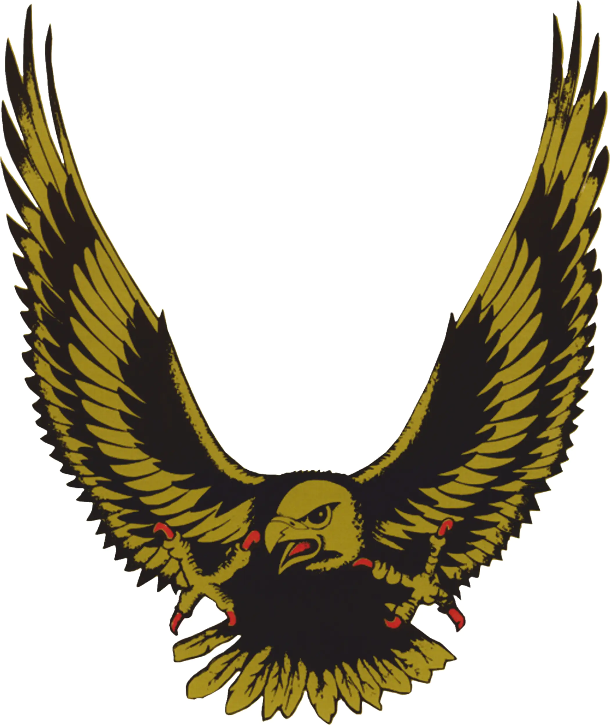 4002341251178 Hermann Schütz Aufkleber Adler gold 125x100mm