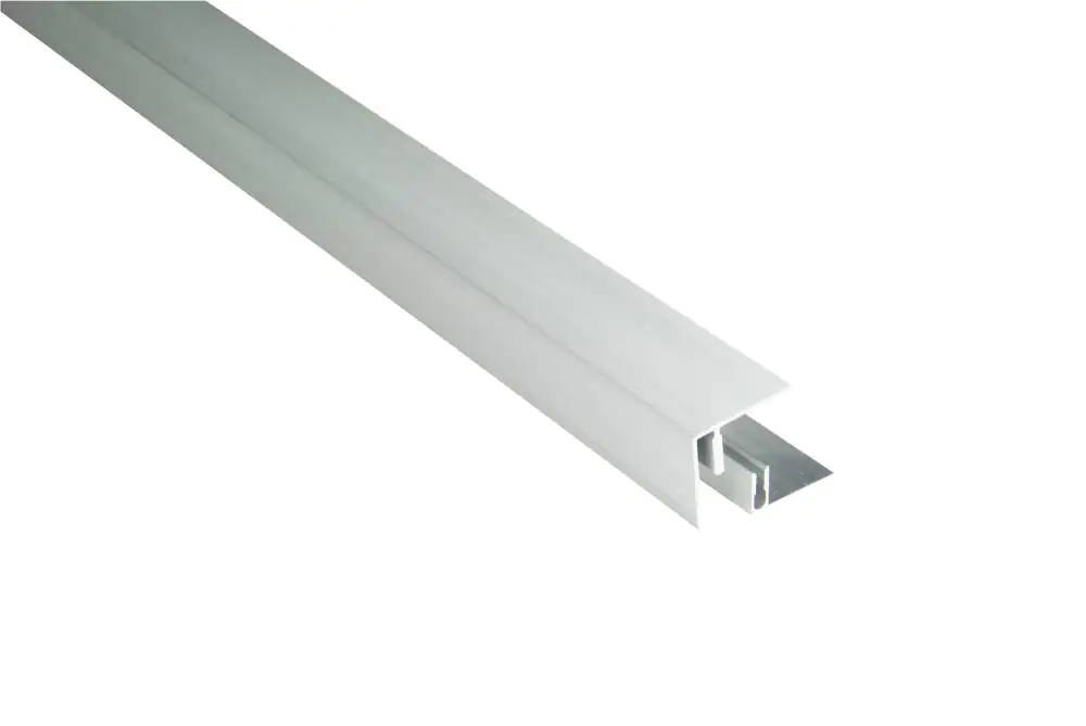 Kovalex Abschlussprofil Aluminium 250 x 4,5 x 4,1 cm silber inkl. Befestigung Kovalex Abschlussprofil Aluminium 250 x 4,5 x 4,1 cm silber inkl. Befestigung
